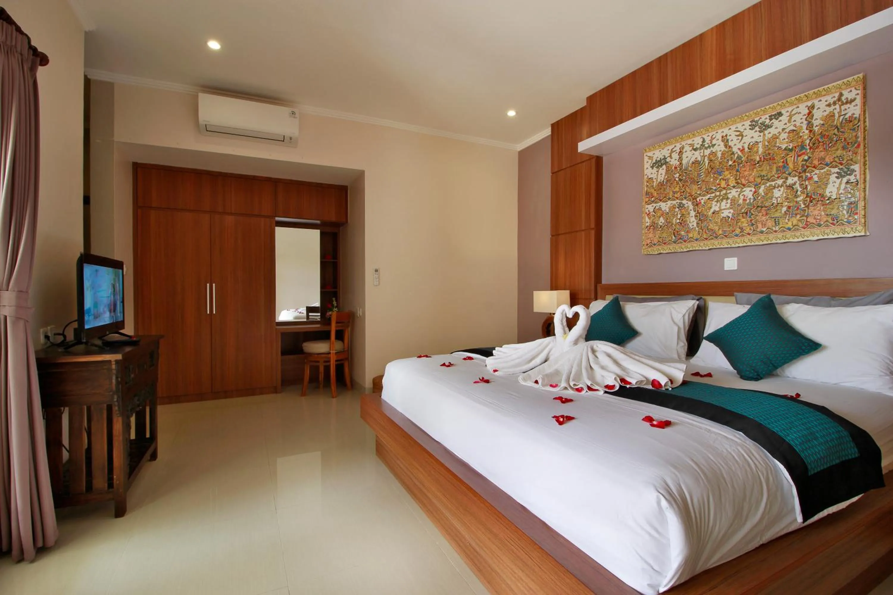Bed in Villa Wananta