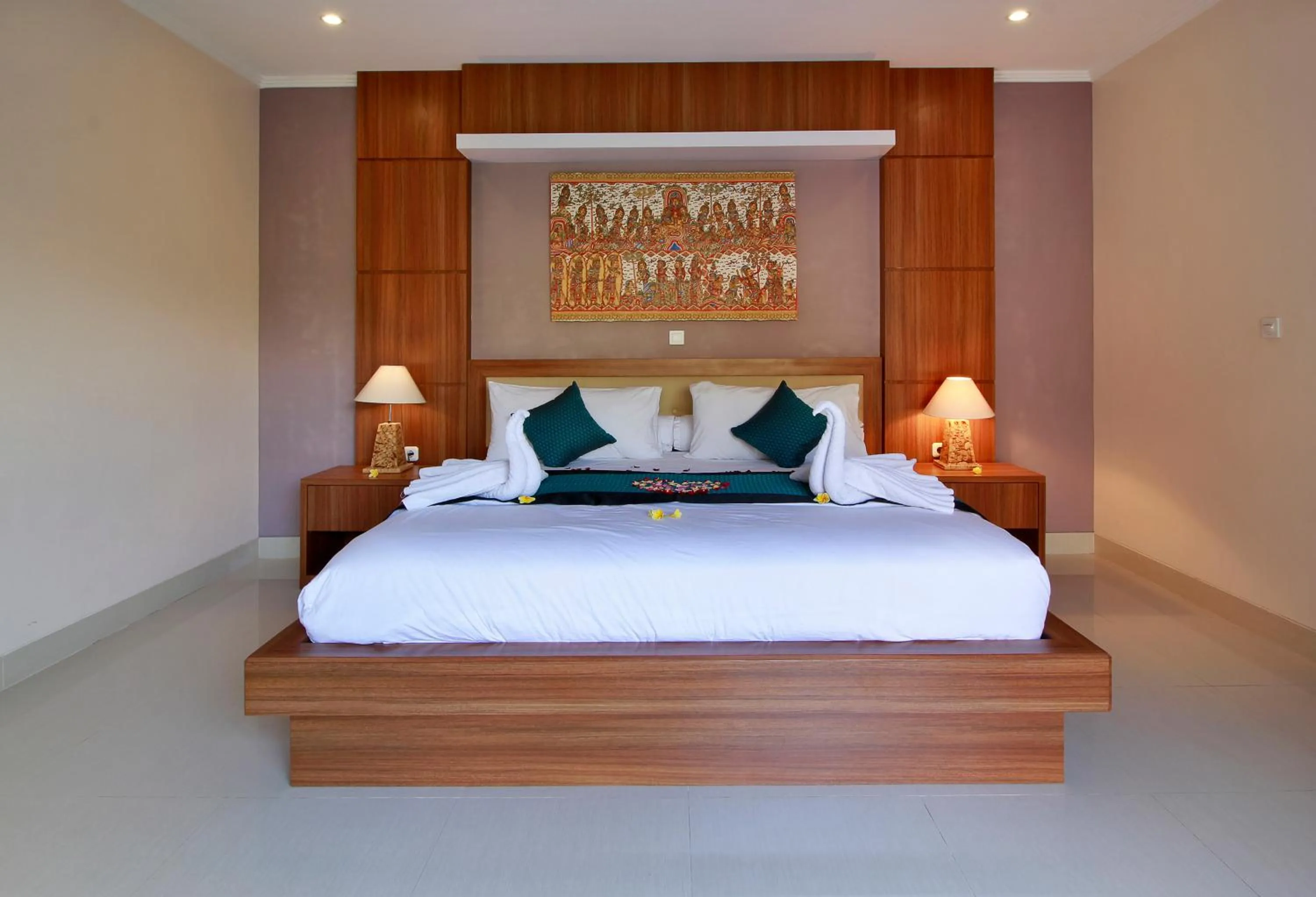 Bed in Villa Wananta