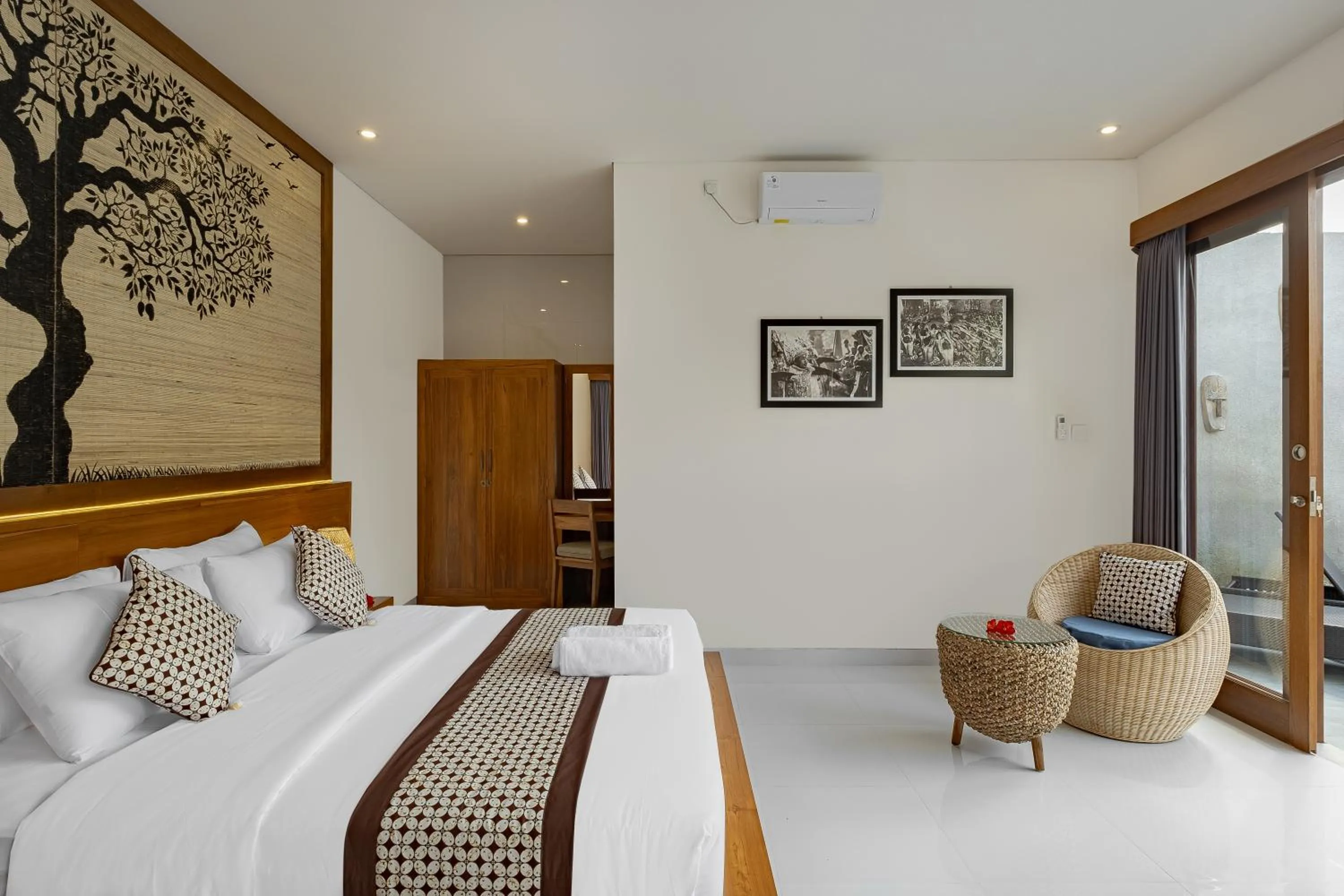 Bed in Villa Wananta