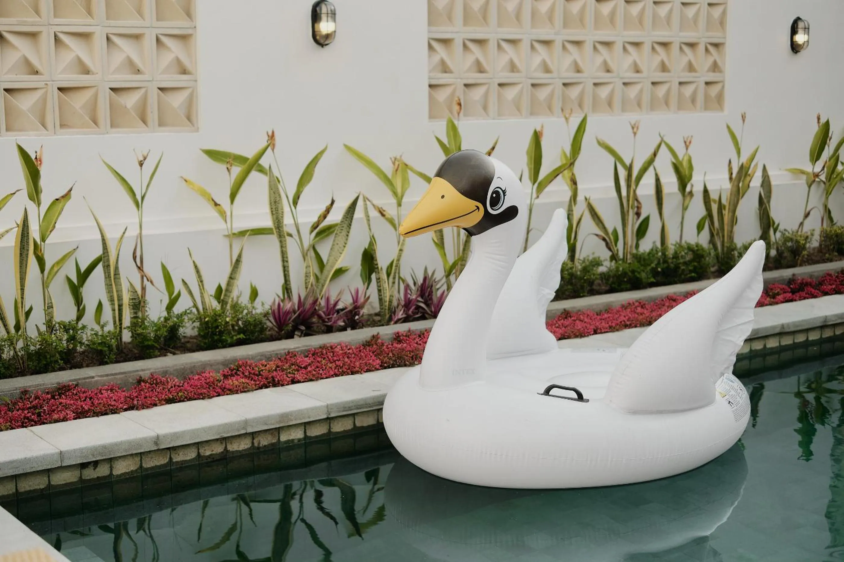 Pool view in Villa Wananta