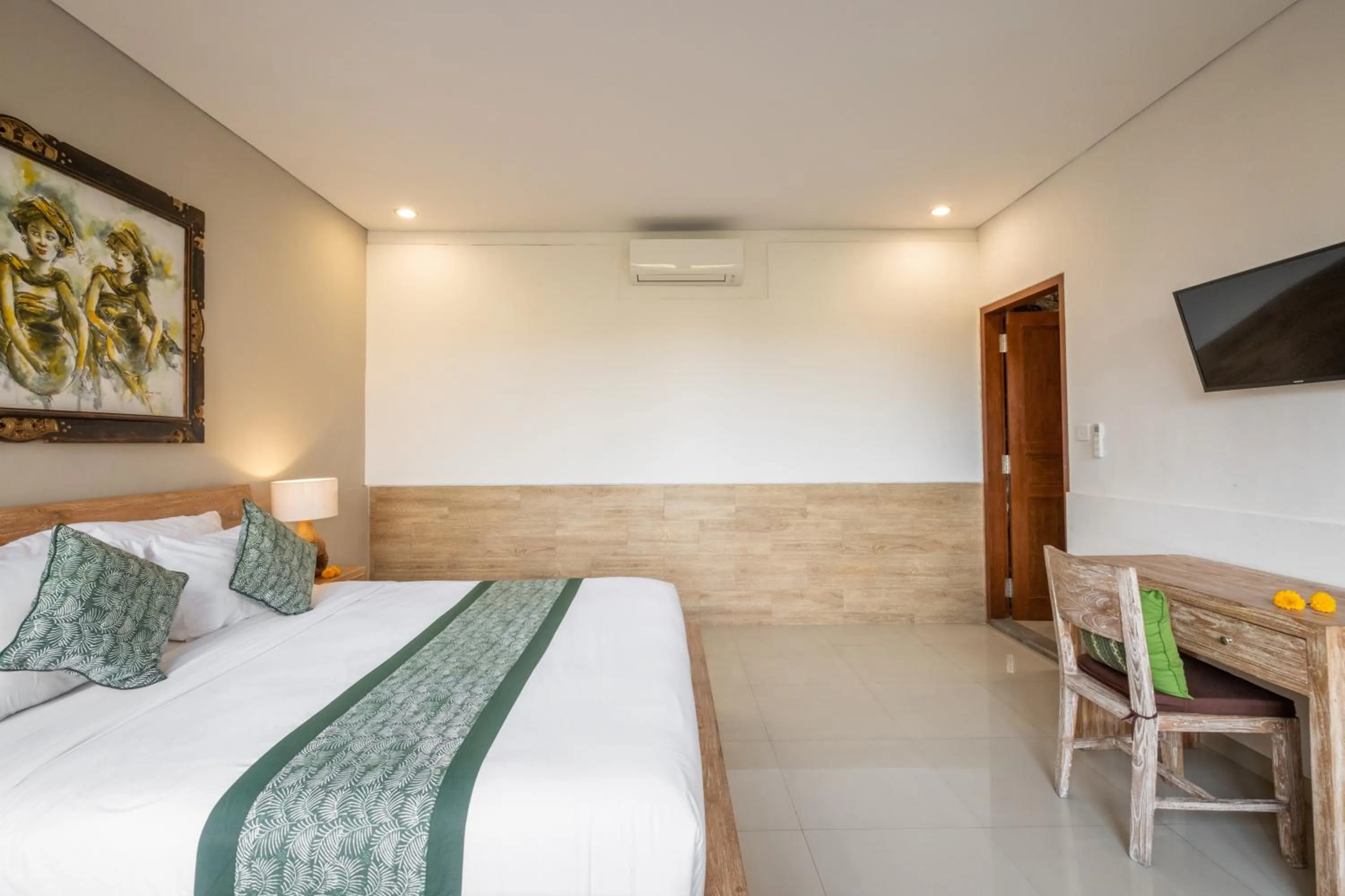 Bed in Villa Wananta