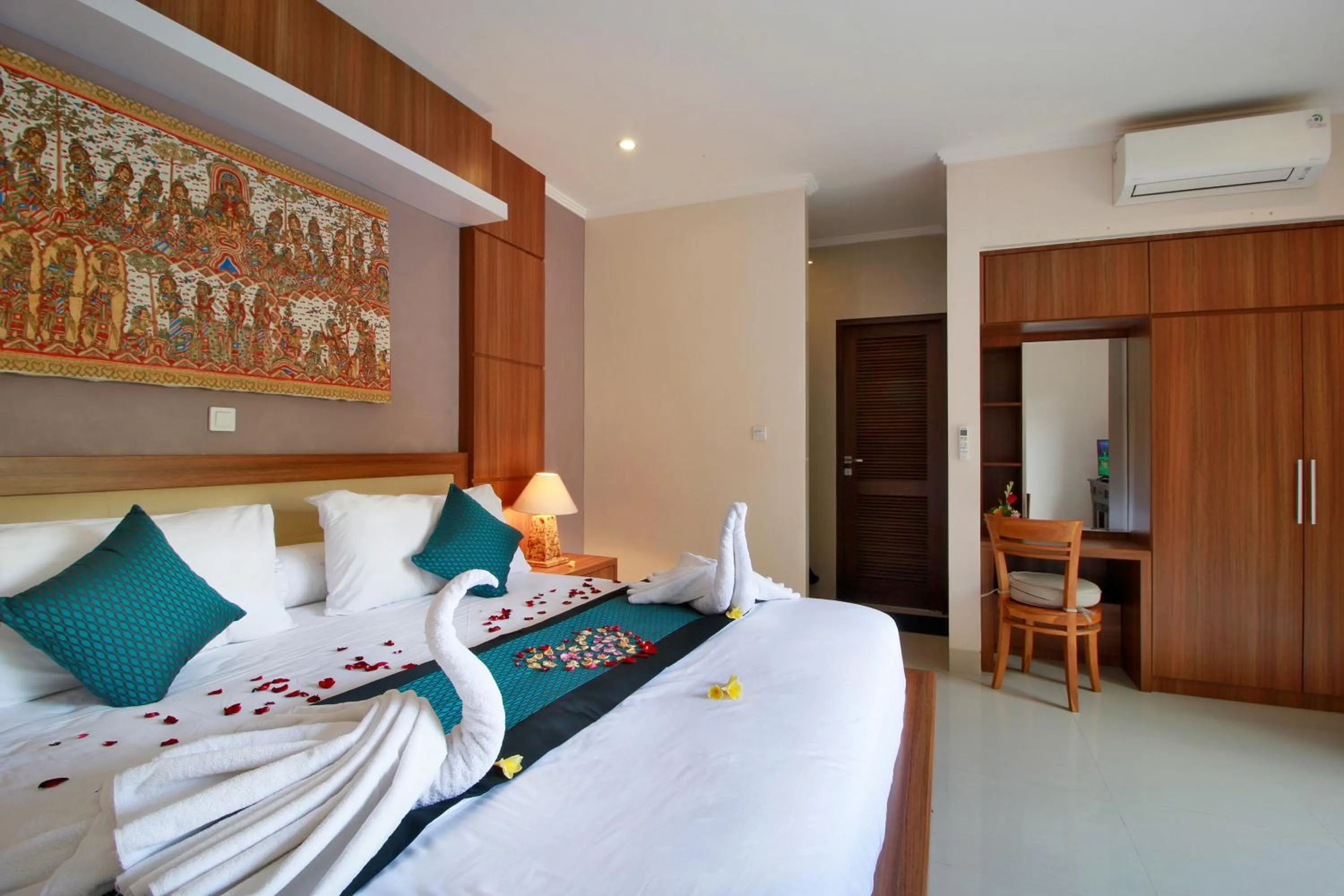 Bed in Villa Wananta