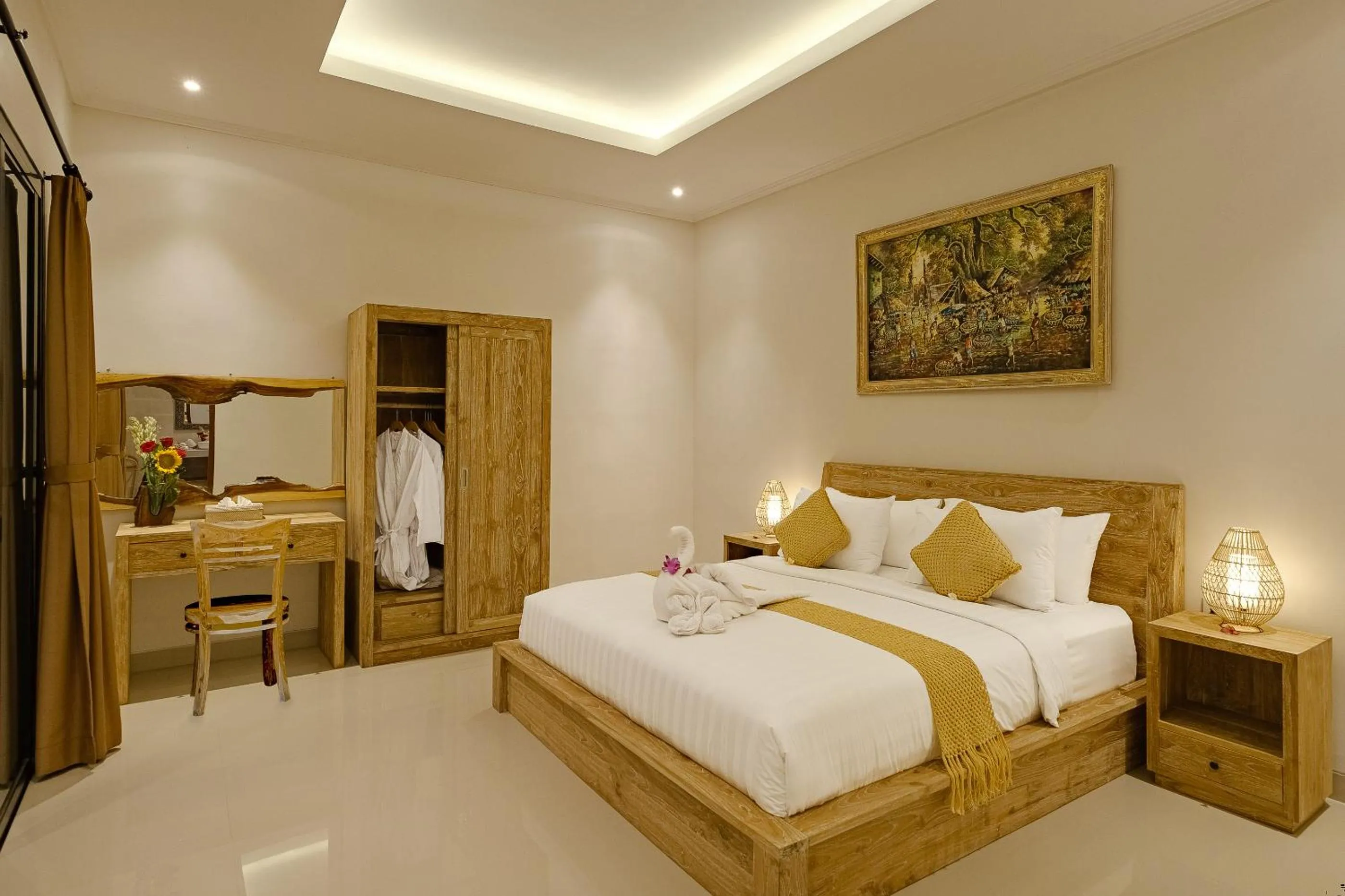 Bed in Villa Wananta