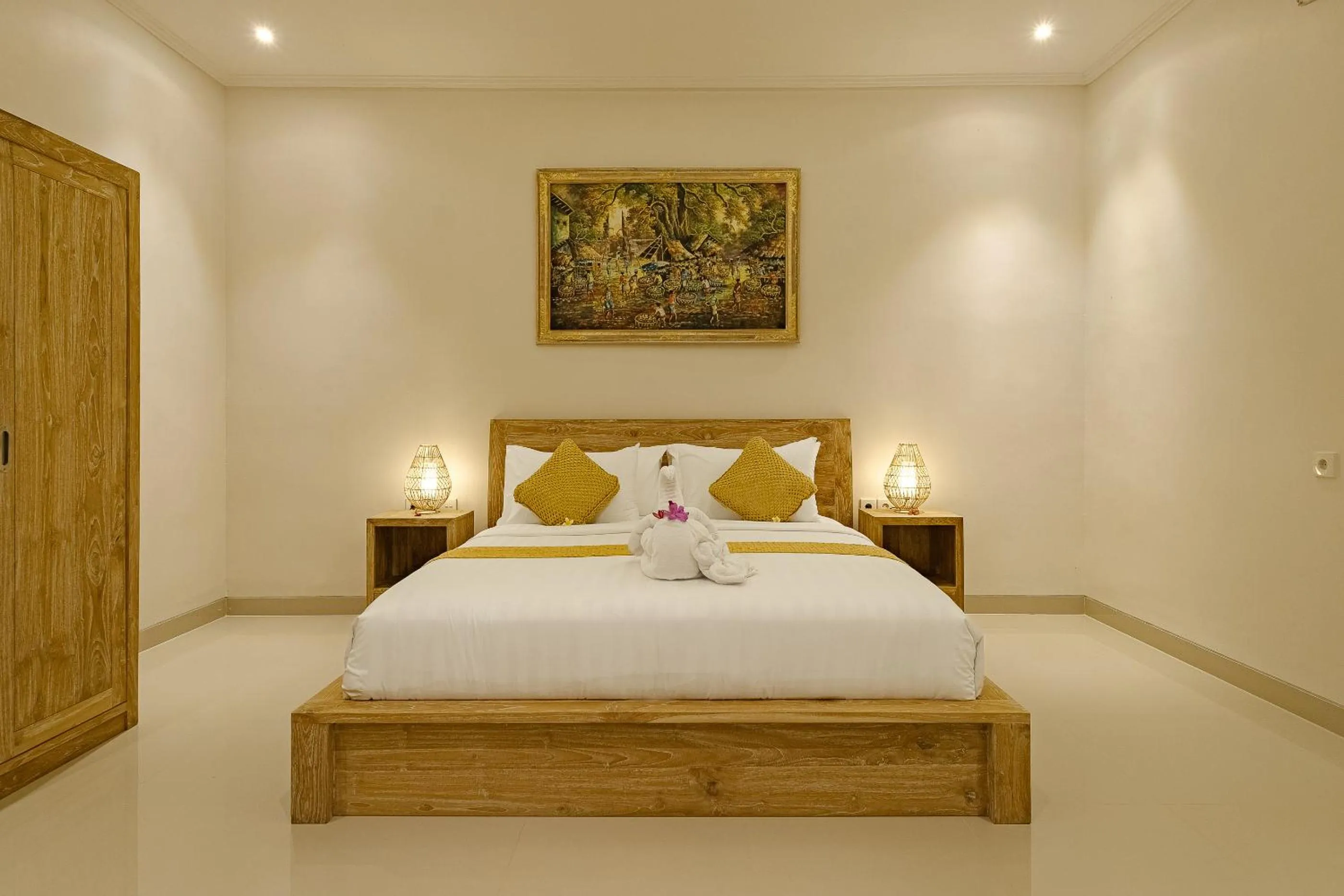 Bed in Villa Wananta