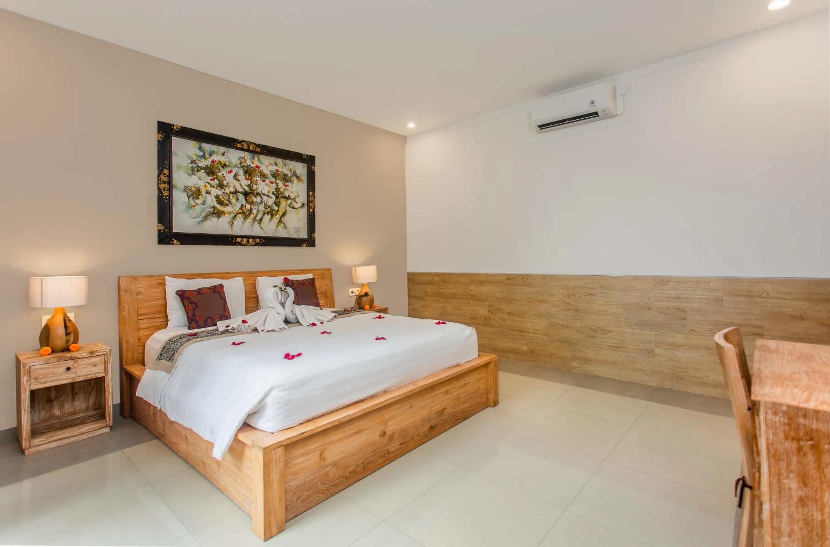 Bedroom, Bed in Villa Wananta