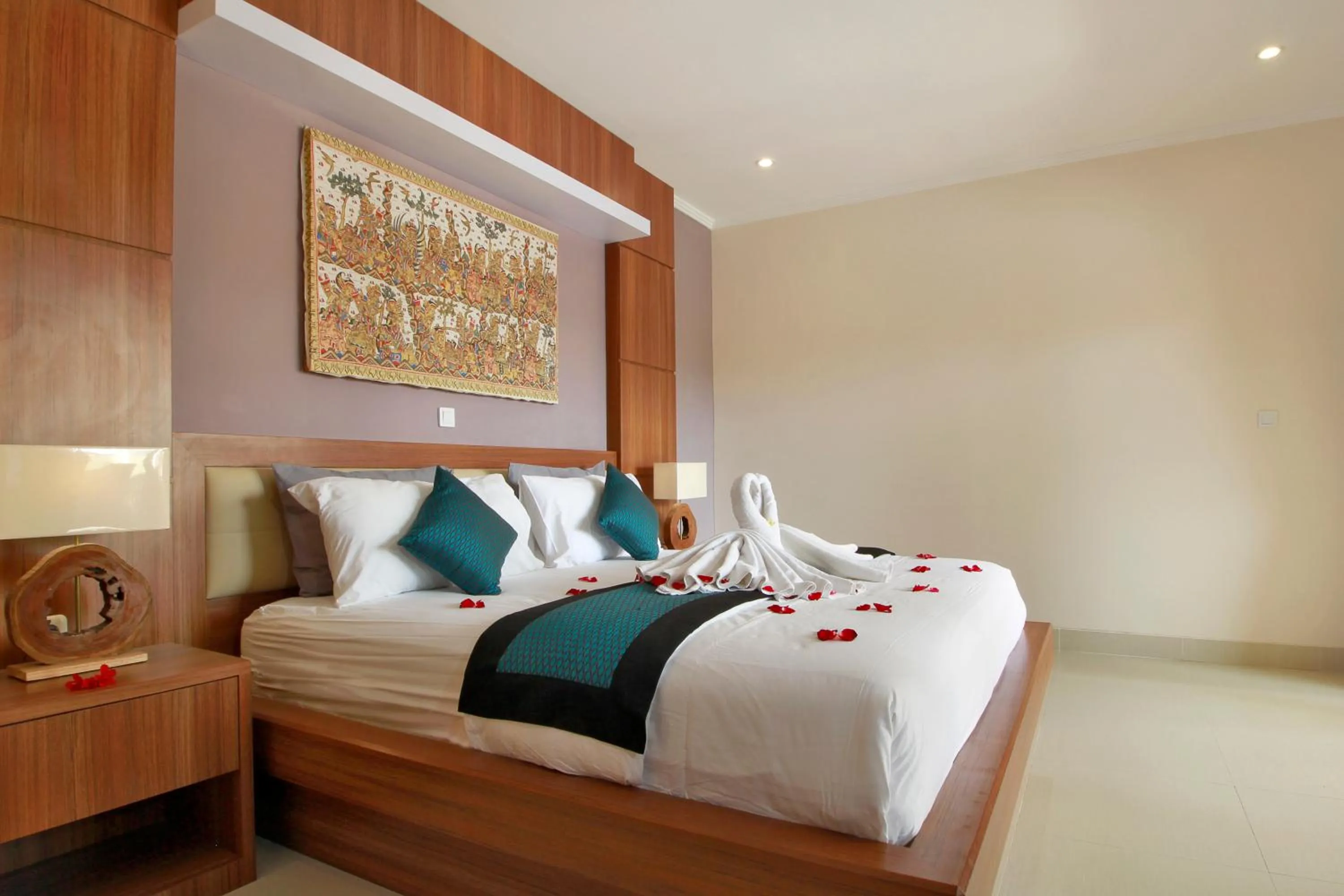 Bed in Villa Wananta