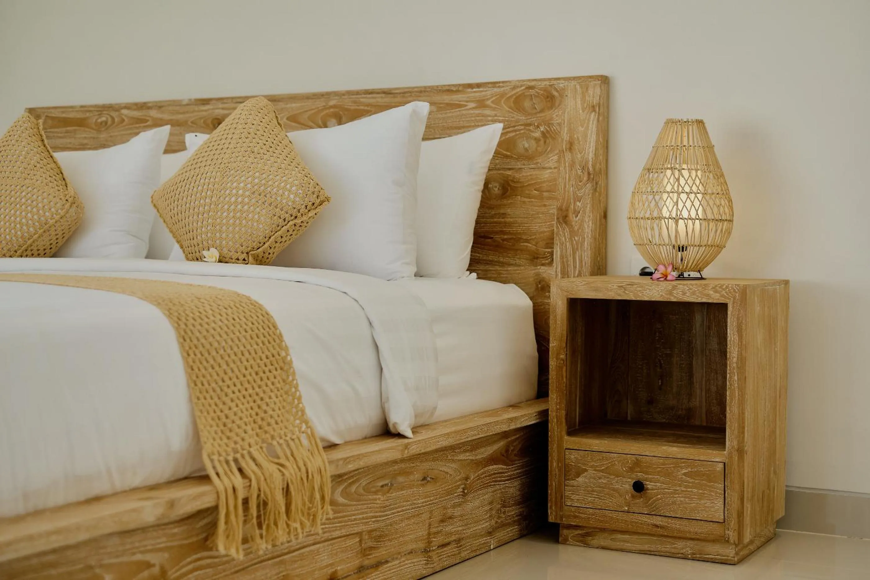 Bed in Villa Wananta