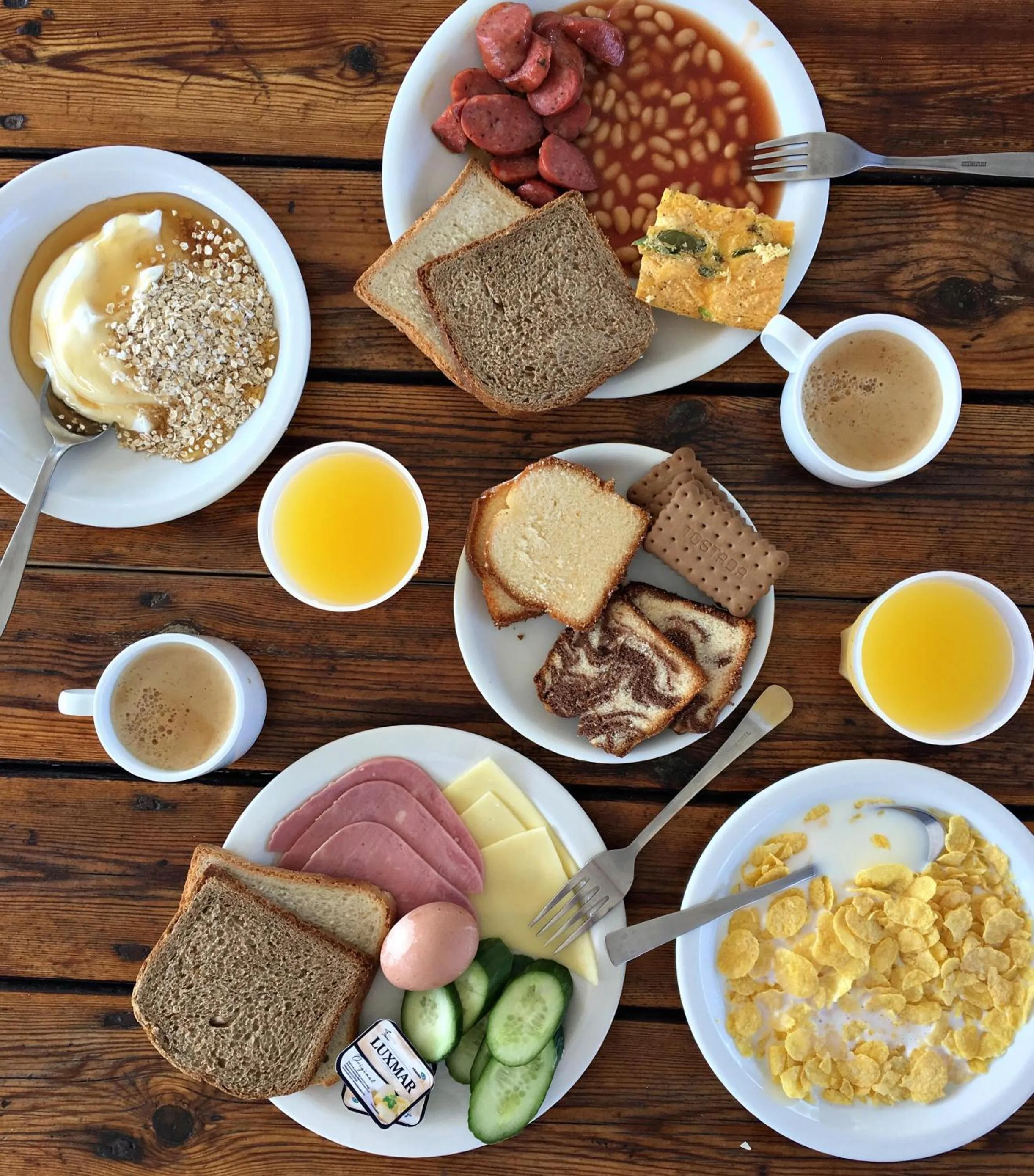 Breakfast in Sun Beach Lindos