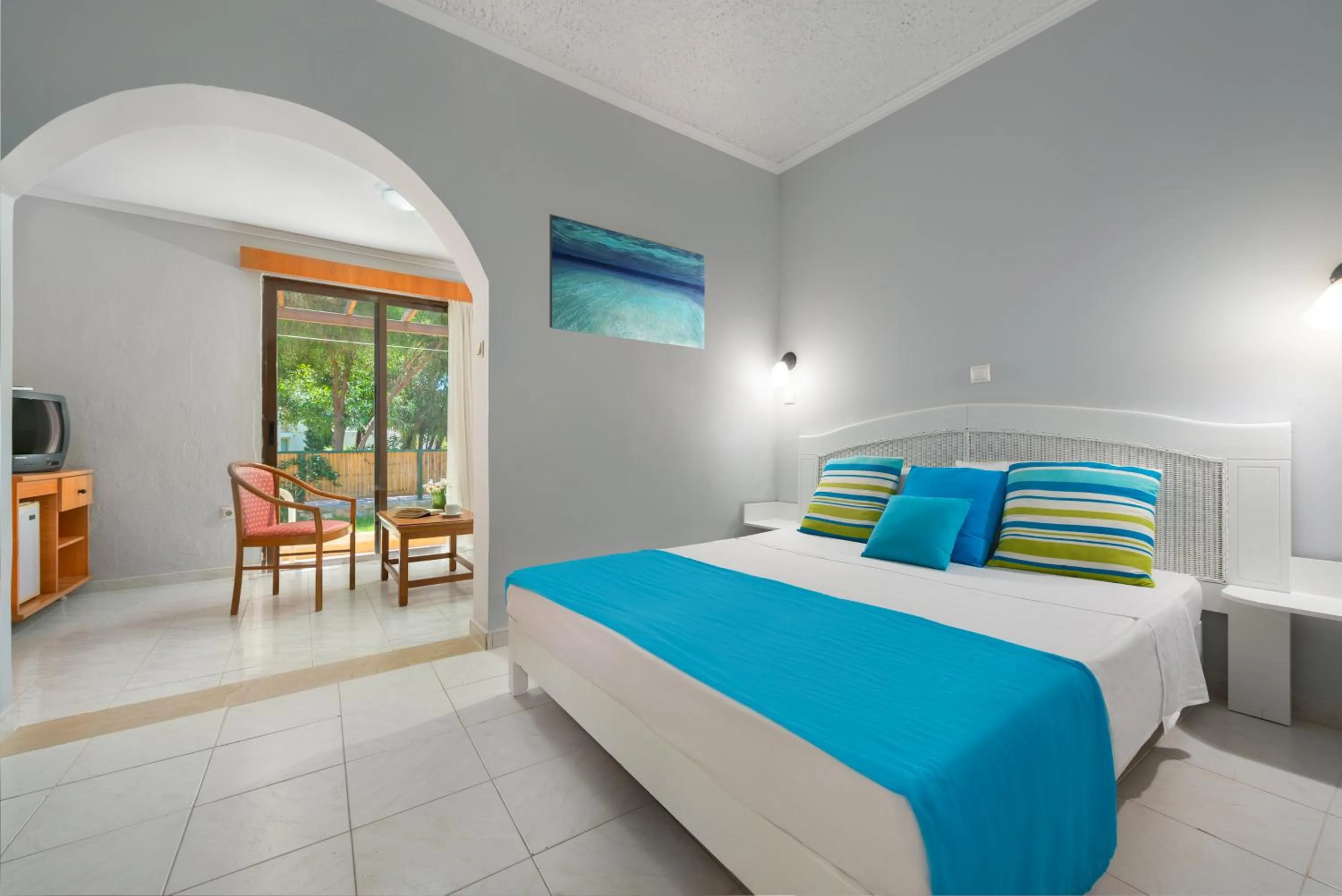 Day, Bed in Sun Beach Lindos