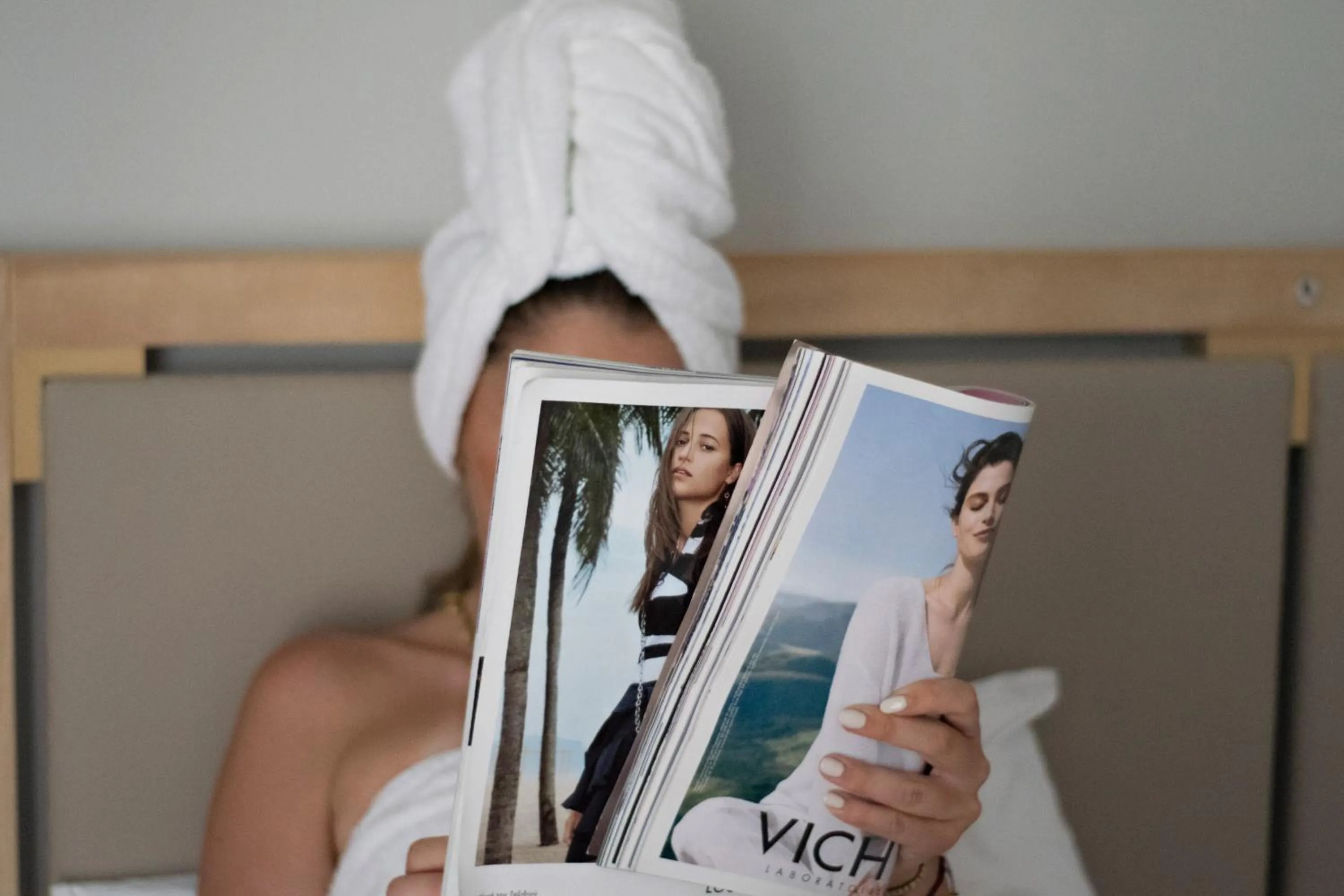 People in Sun Beach Lindos