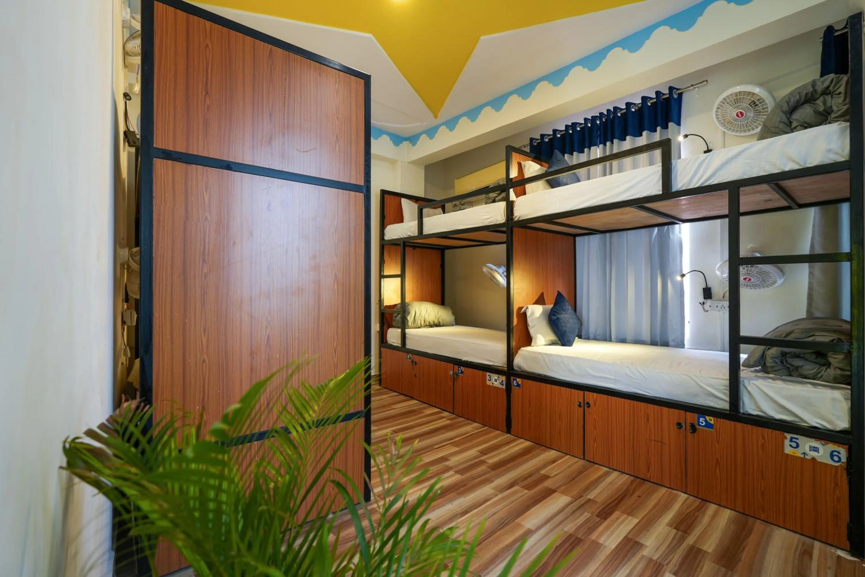 Bed in Shalom Backpackers Udaipur