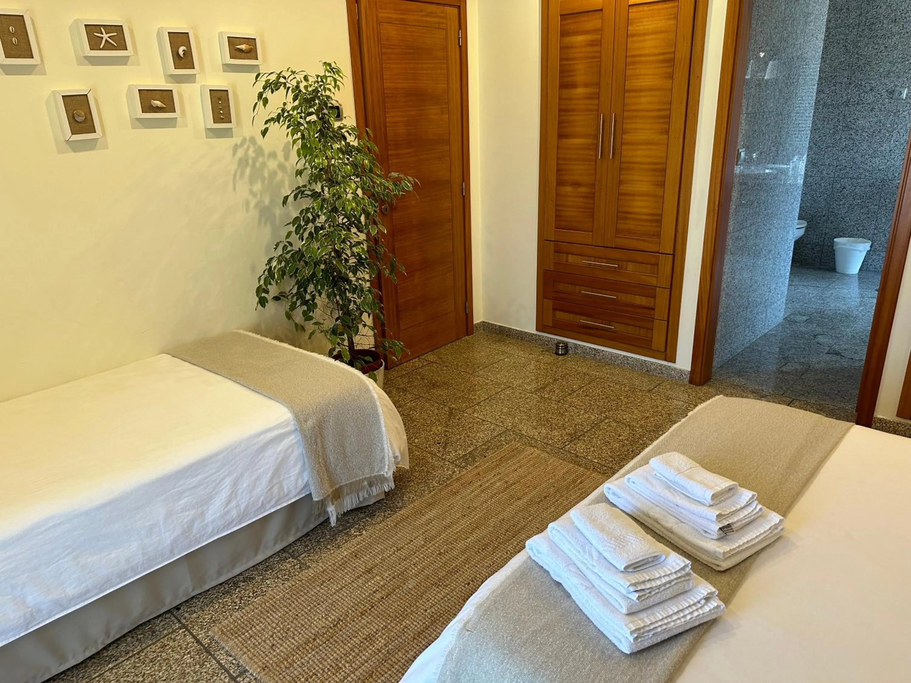 Bed in Casa de Praia Guest House