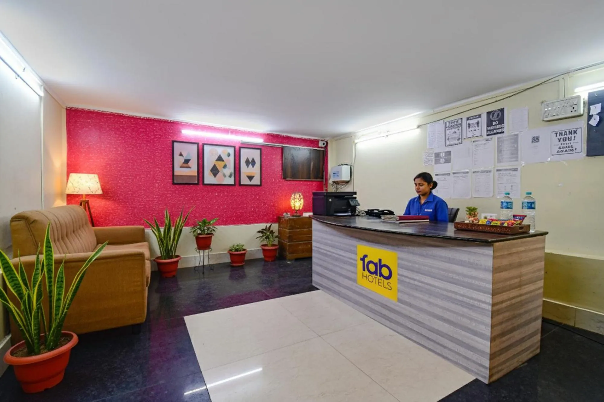 Lobby or reception in FabHotel Golden Imperial - Nr Gariyahat Market