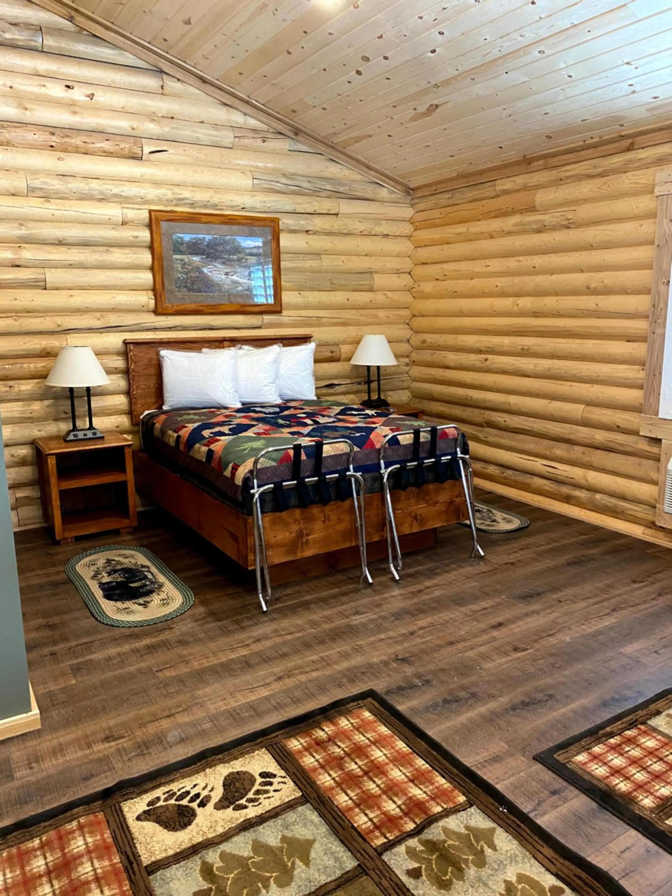 Bed in Cabin Village