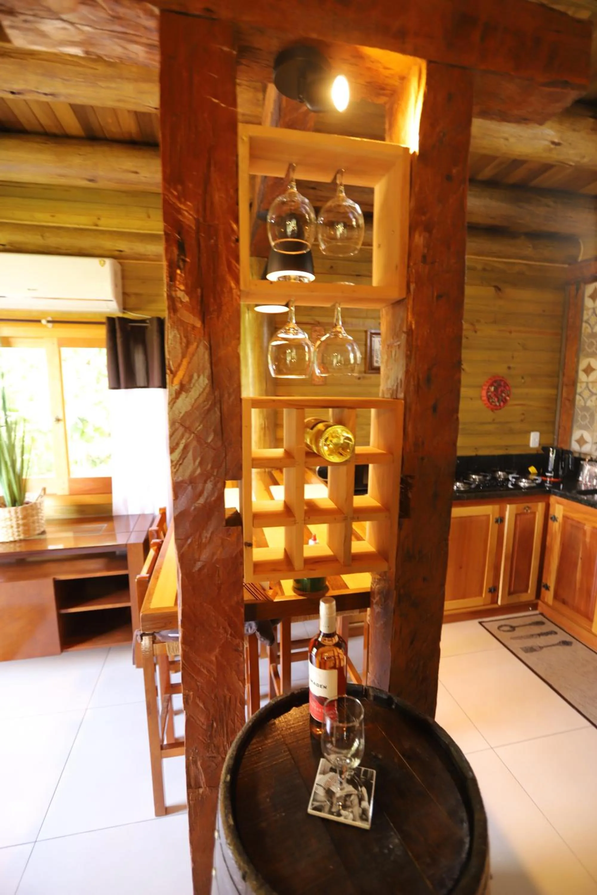 Kitchen or kitchenette in Pousada Village dos Canyons