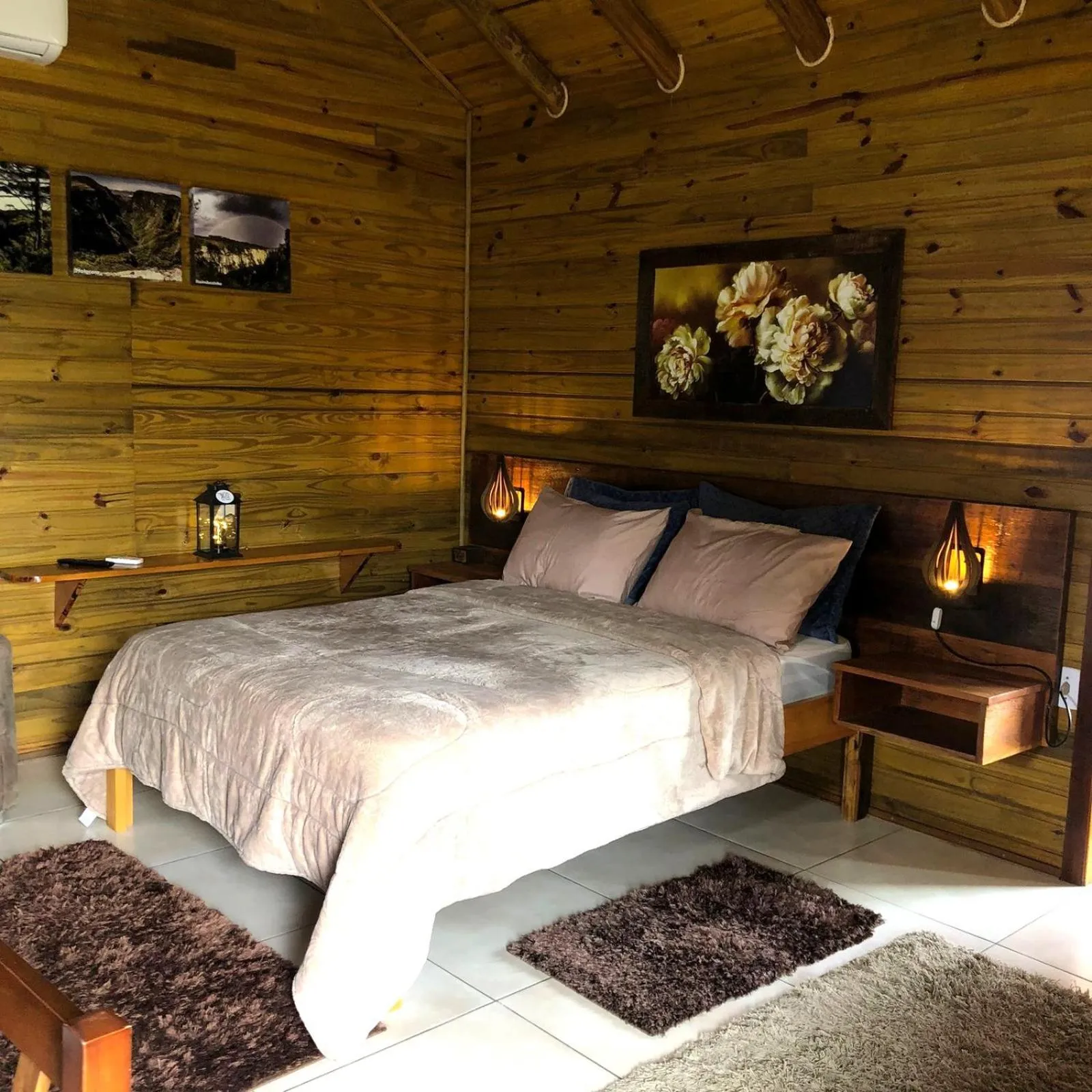 Bed in Pousada Village dos Canyons