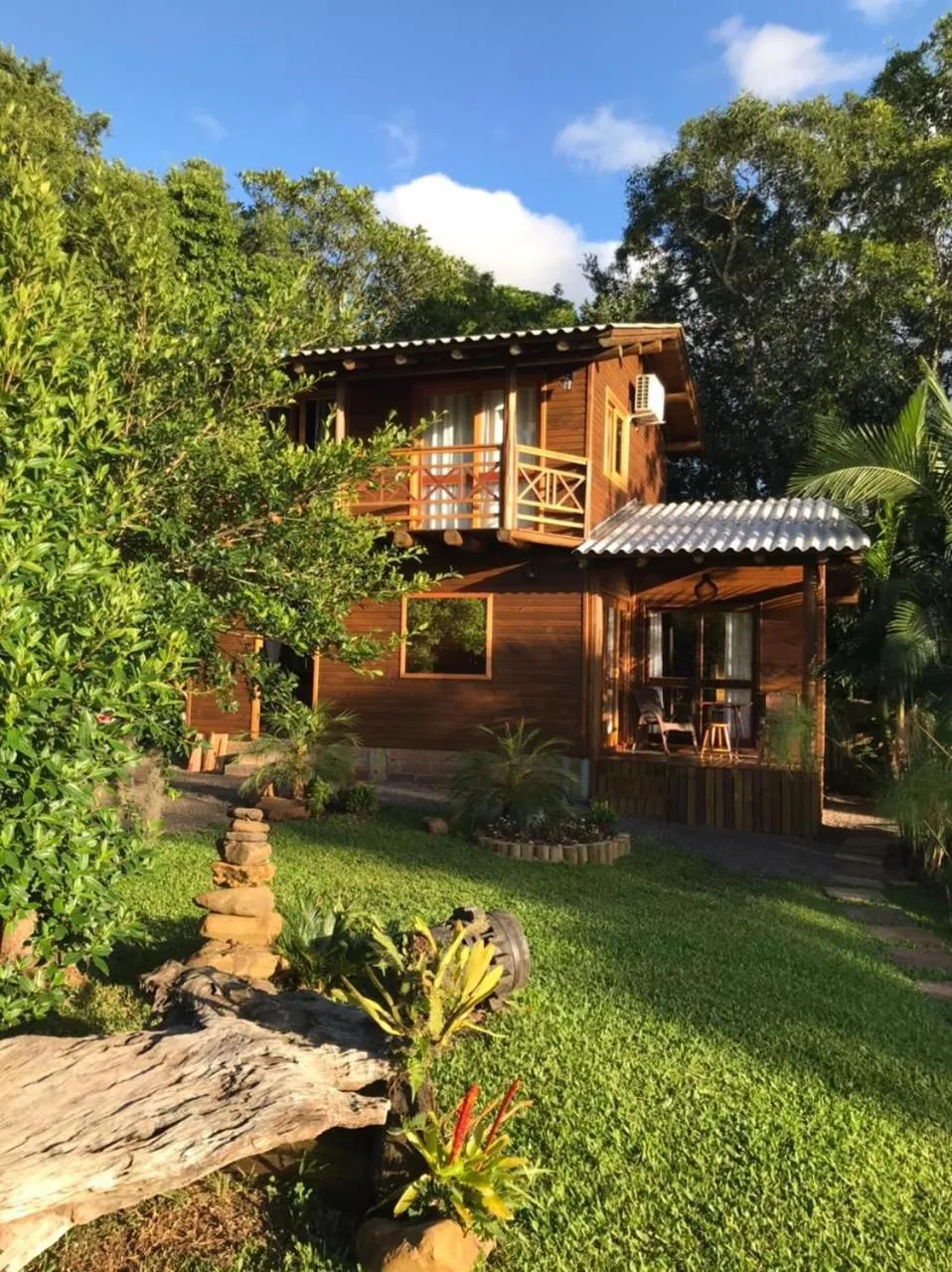 Garden view in Pousada Village dos Canyons