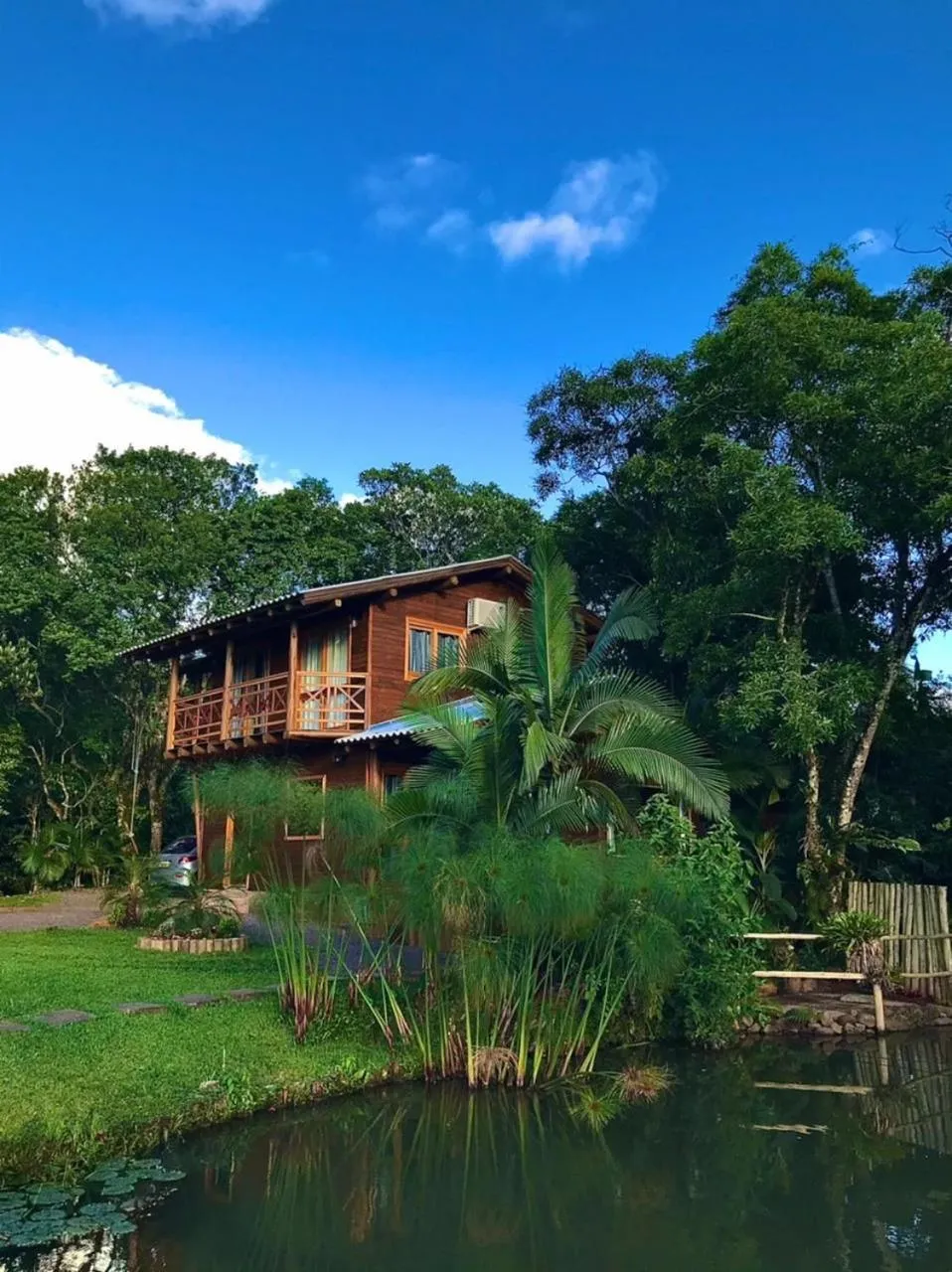 Lake view in Pousada Village dos Canyons