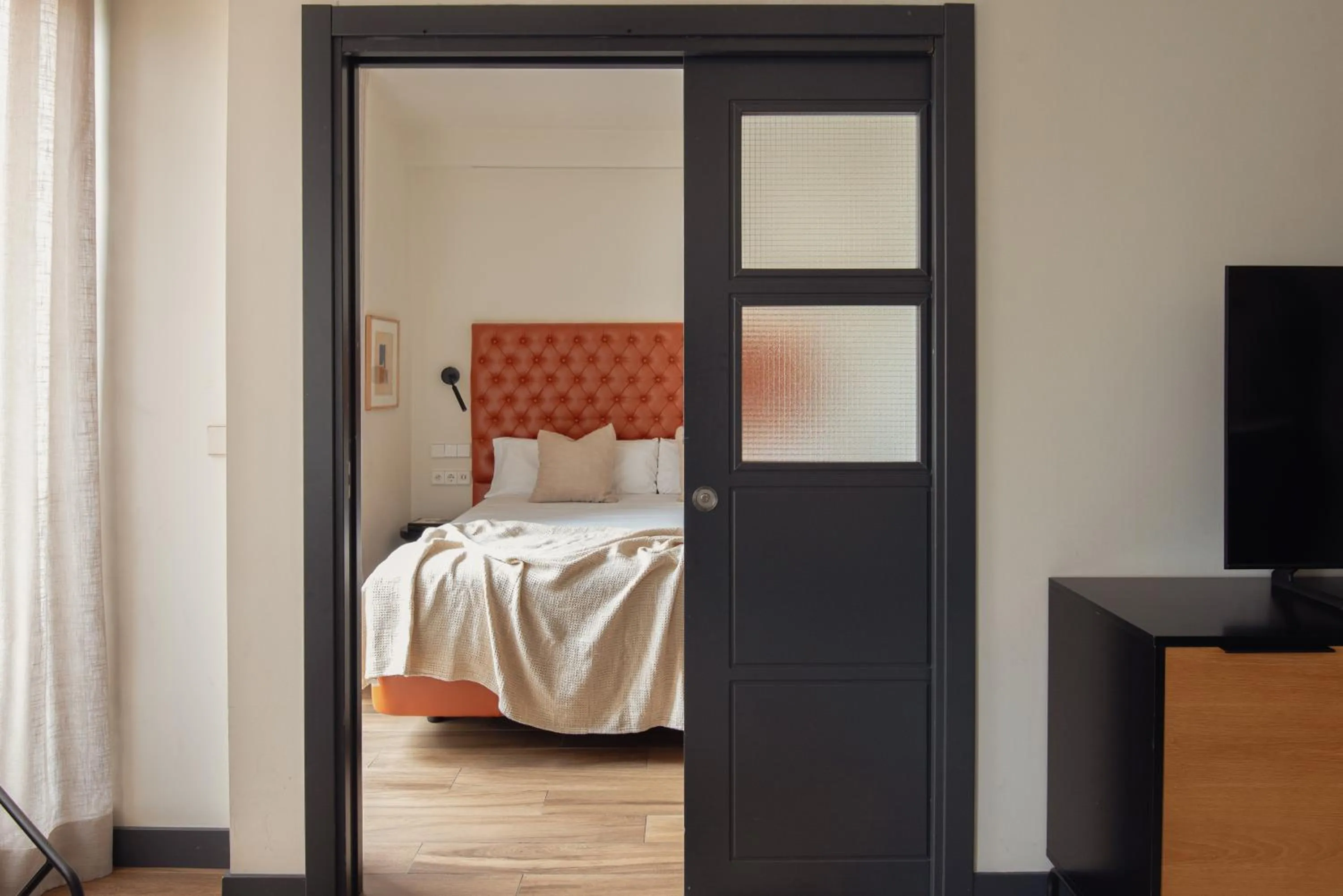 Bedroom, Bed in Líbere Madrid Malasaña