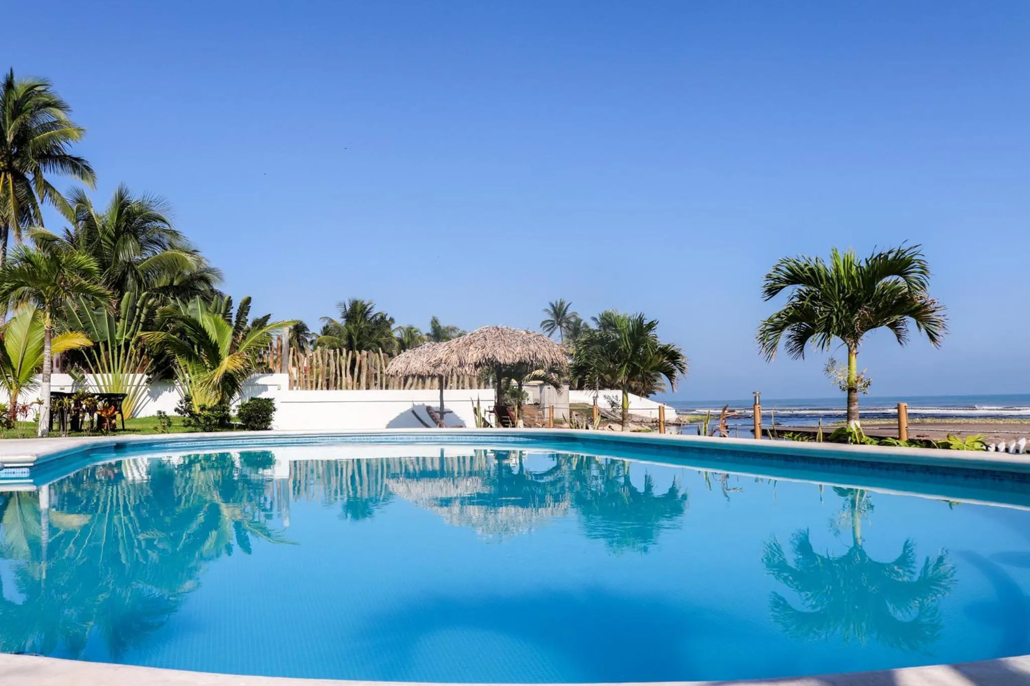 Swimming pool in Hotel Lunazul In Costa Esmeralda