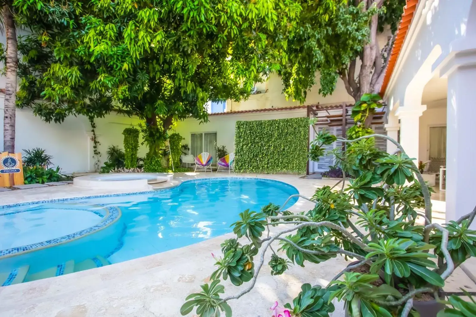 Pool view in Hotel Mandalas House by DOT Boutique Pool view in Hotel Mandalas House by DOT Boutique