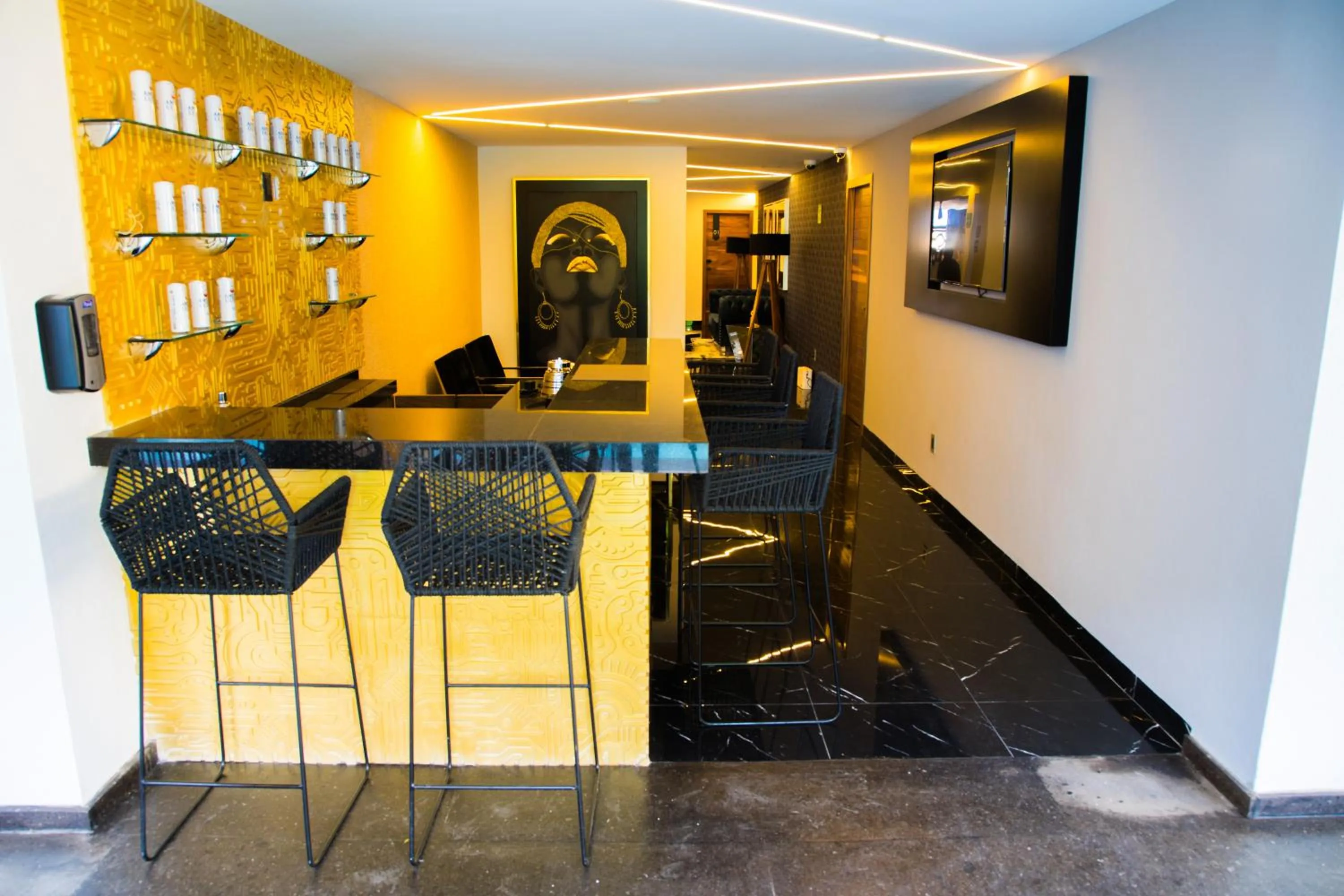 Lounge or bar in Ramë Hotel Boutique