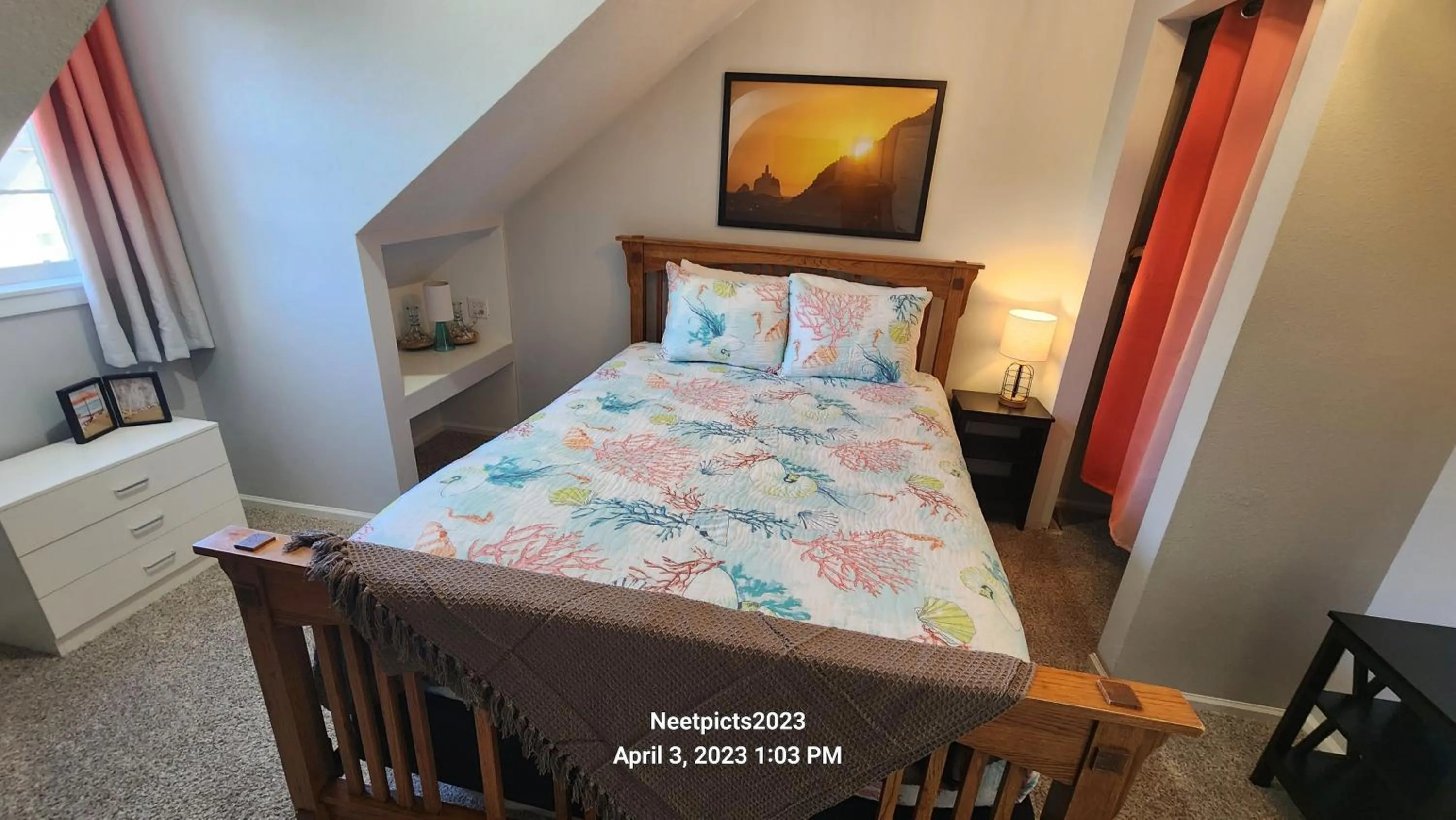 Bed in Inn at Arch Rock