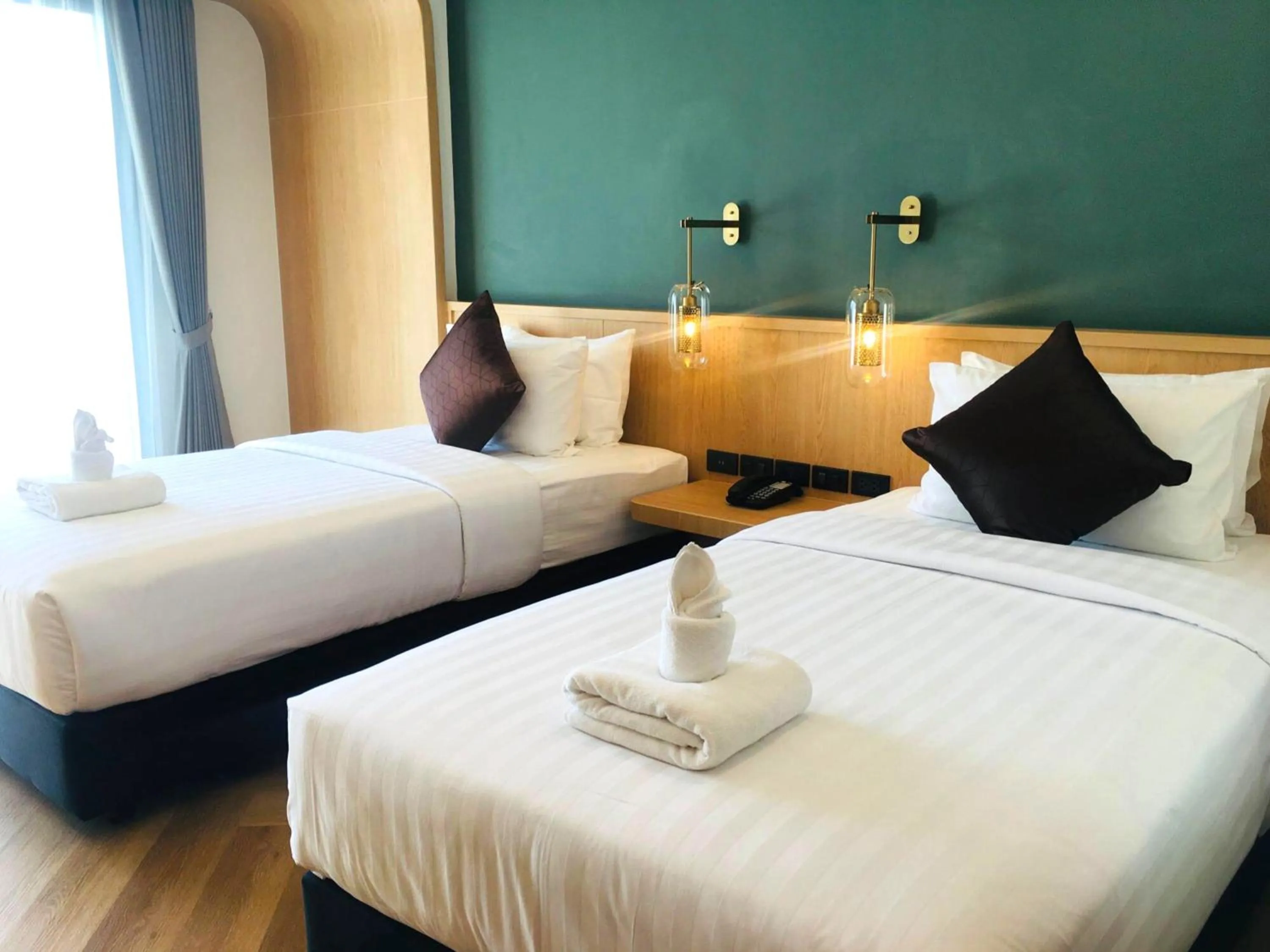 Bed in Sann Boutique Hotel