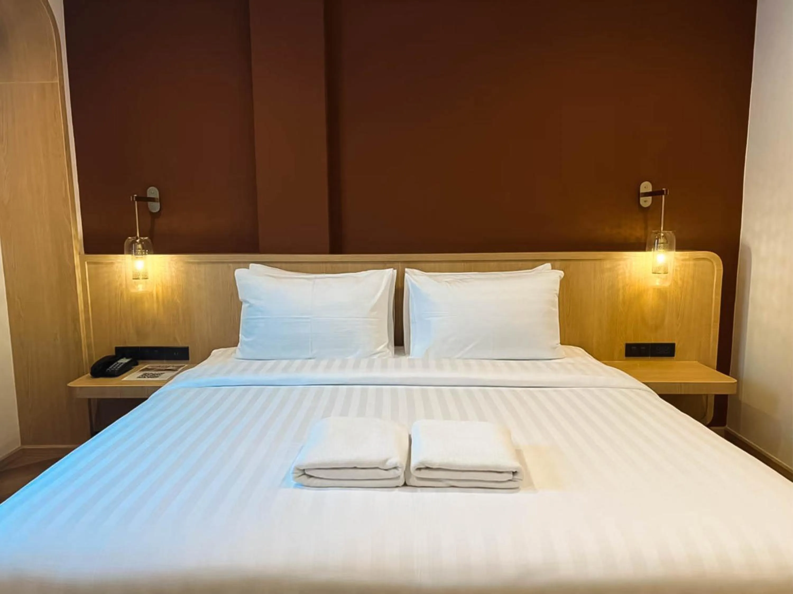 Bed in Sann Boutique Hotel