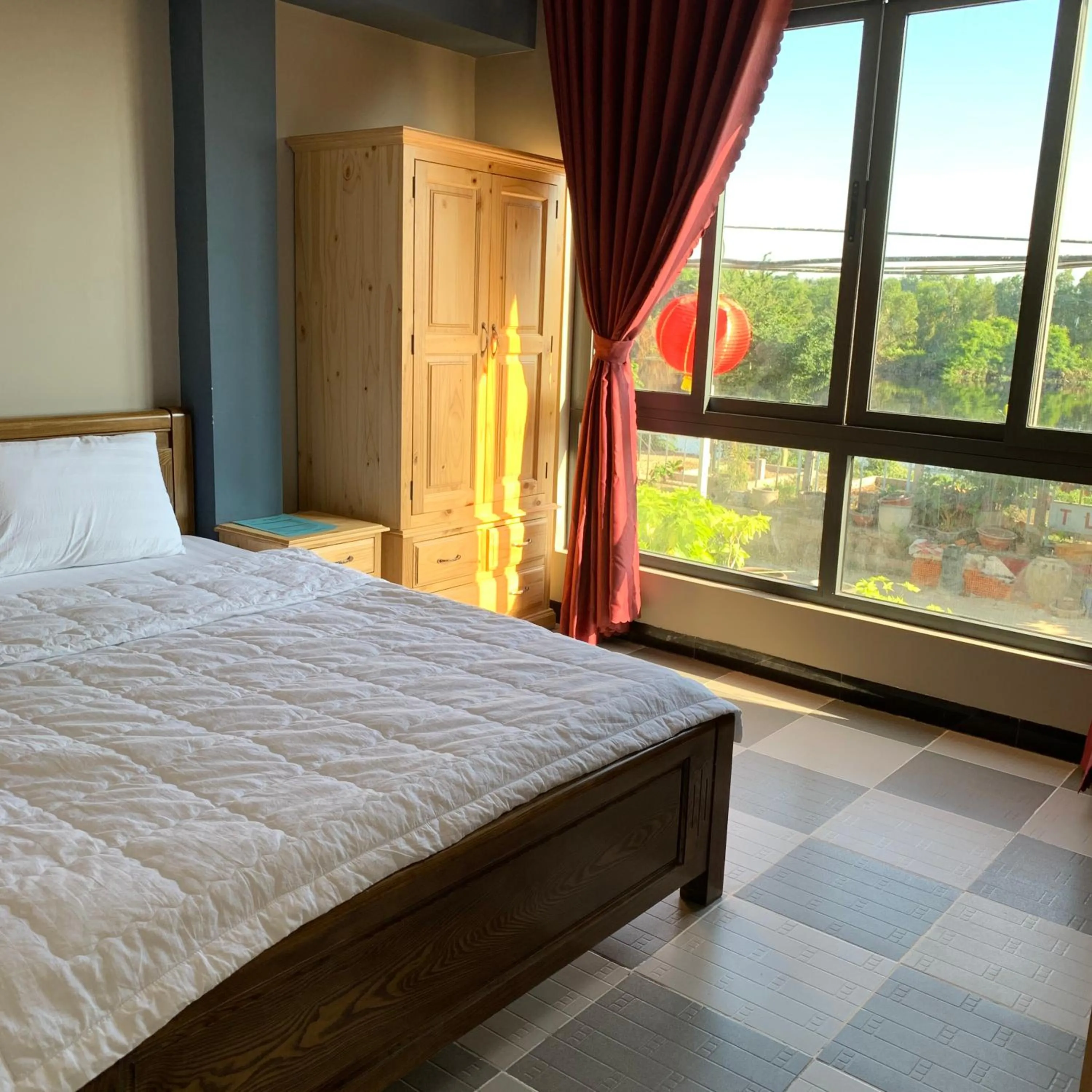 River view, Bed in Bờ Sông Hotel