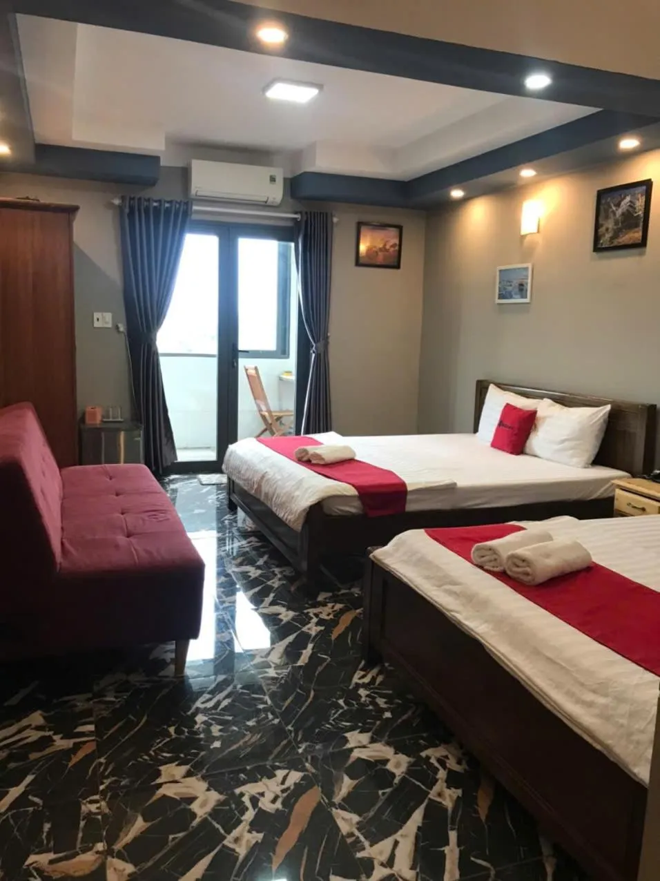 Bedroom, Bed in Bờ Sông Hotel