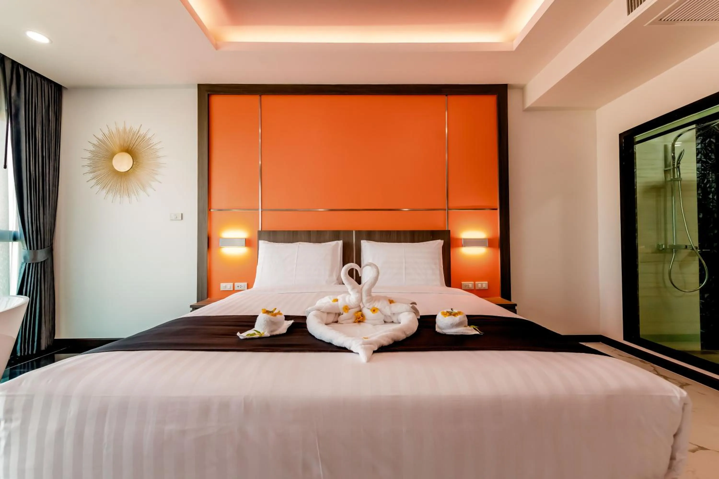 Bed in The Proud Hotel Pattaya - SHA Certified