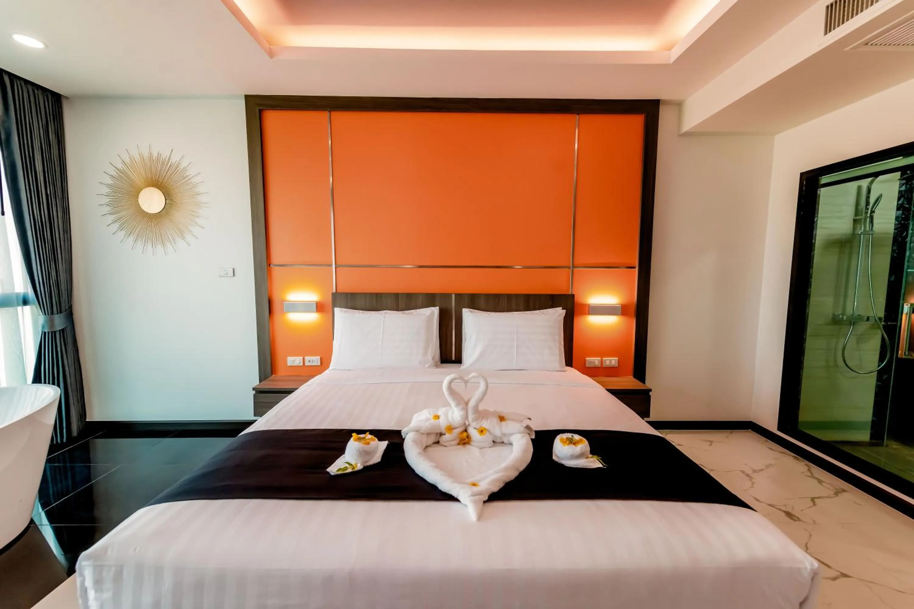 Bed in The Proud Hotel Pattaya - SHA Certified