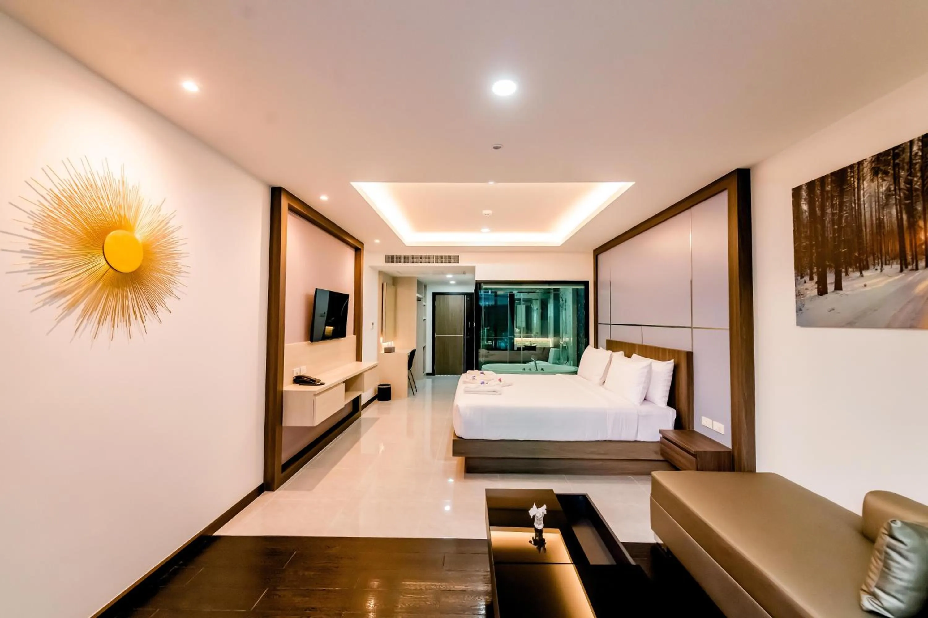 Bed in The Proud Hotel Pattaya - SHA Certified