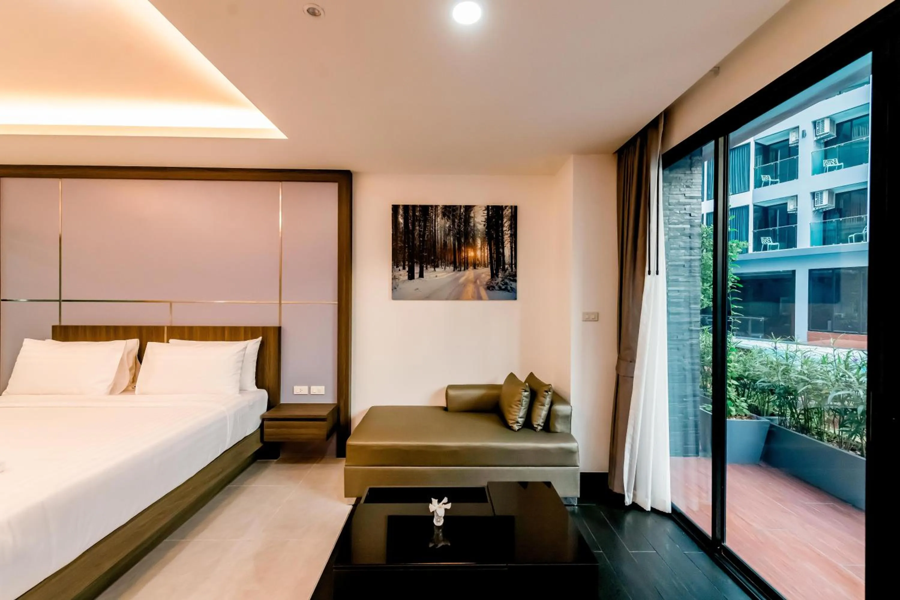 Bed in The Proud Hotel Pattaya - SHA Certified