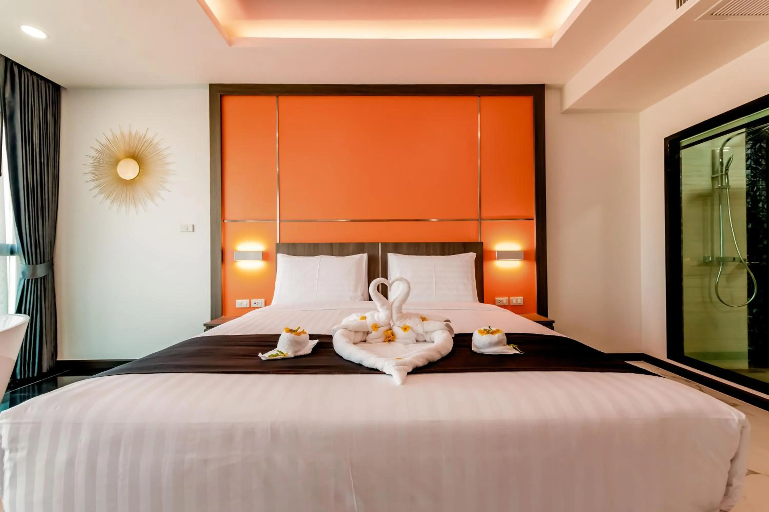 Bed in The Proud Hotel Pattaya - SHA Certified