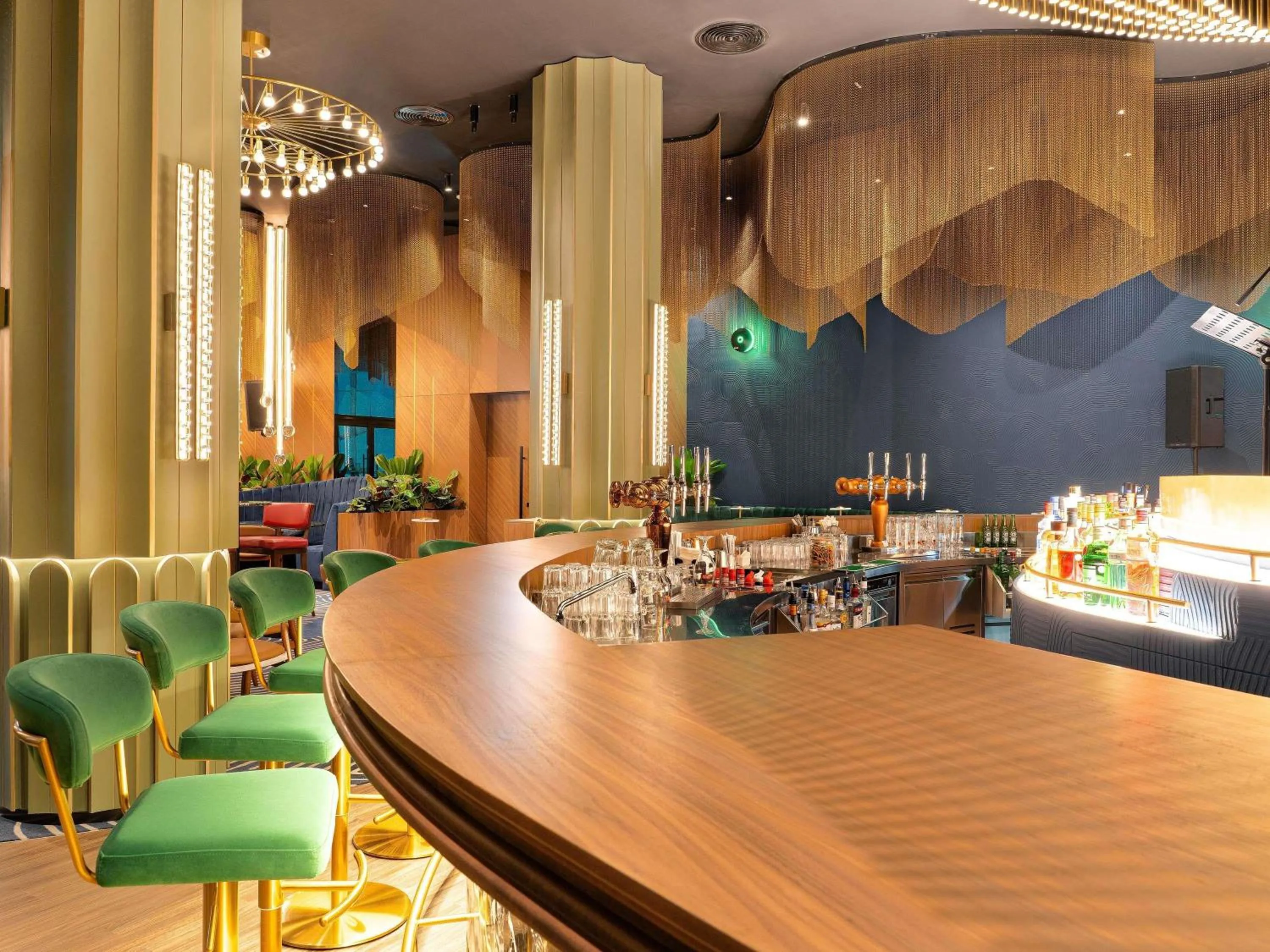 Lounge or bar in Novotel Dubai World Trade Centre