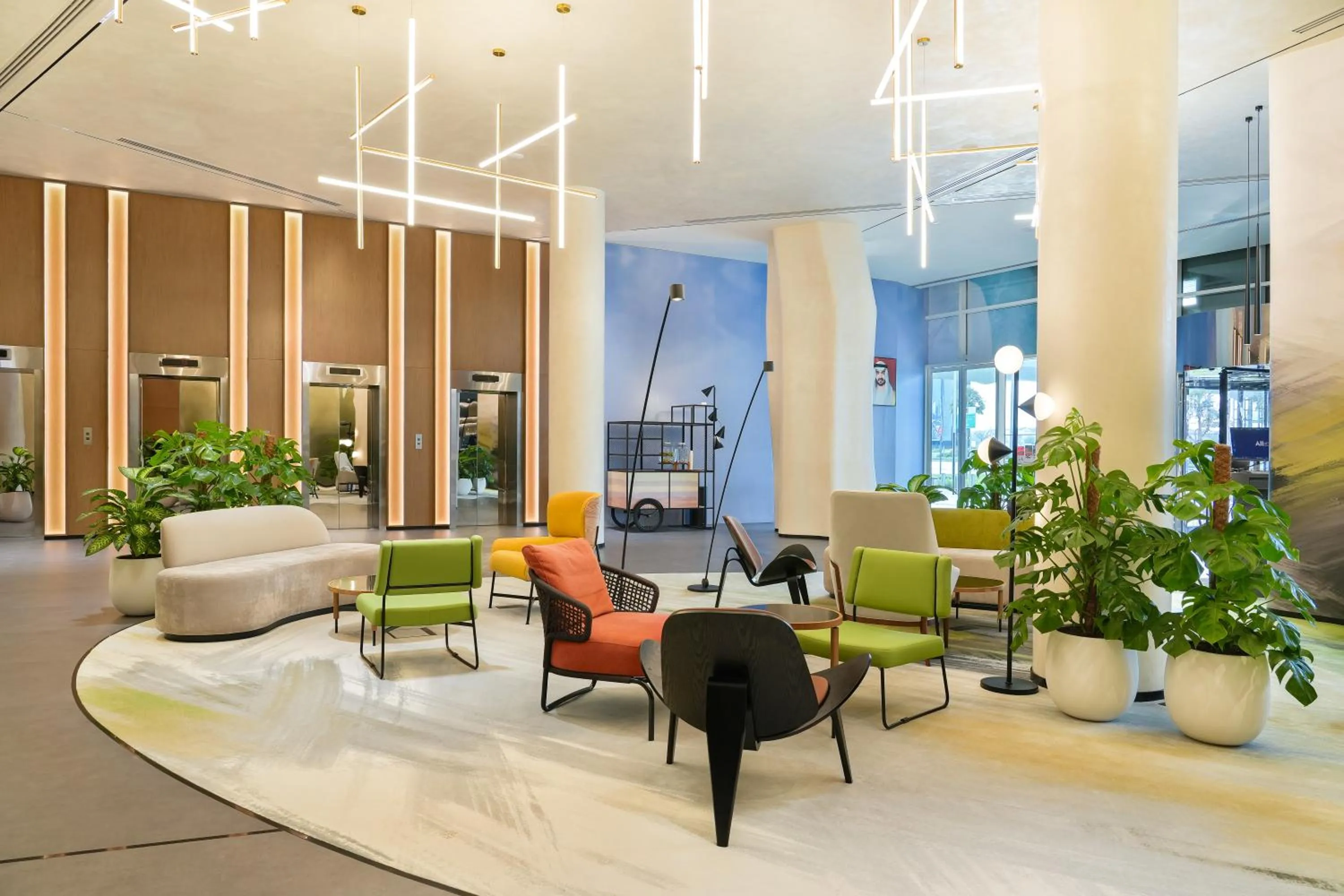 Lobby or reception in Novotel Dubai World Trade Centre