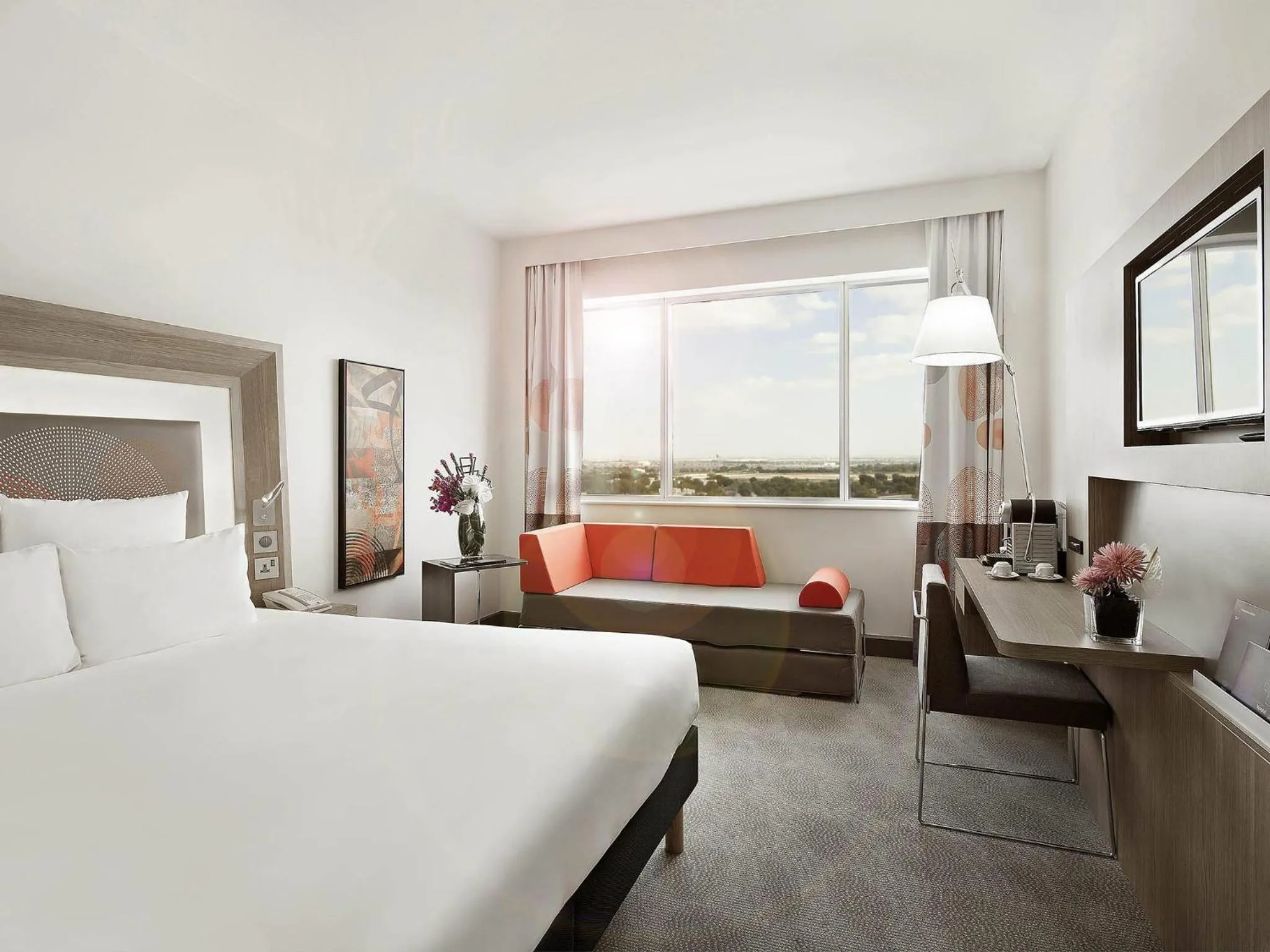 Bedroom, Bed in Novotel Dubai World Trade Centre