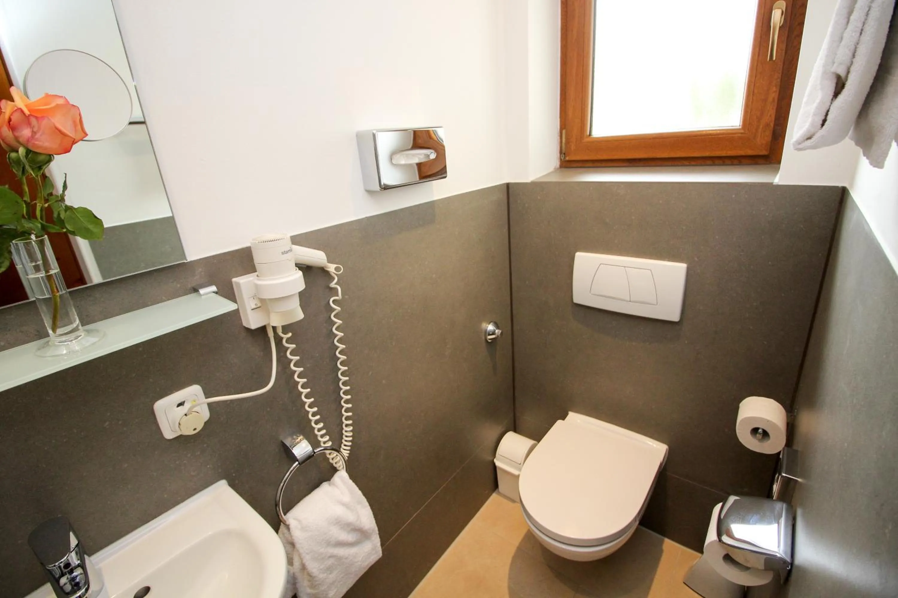 Shower in Hotel Heigl