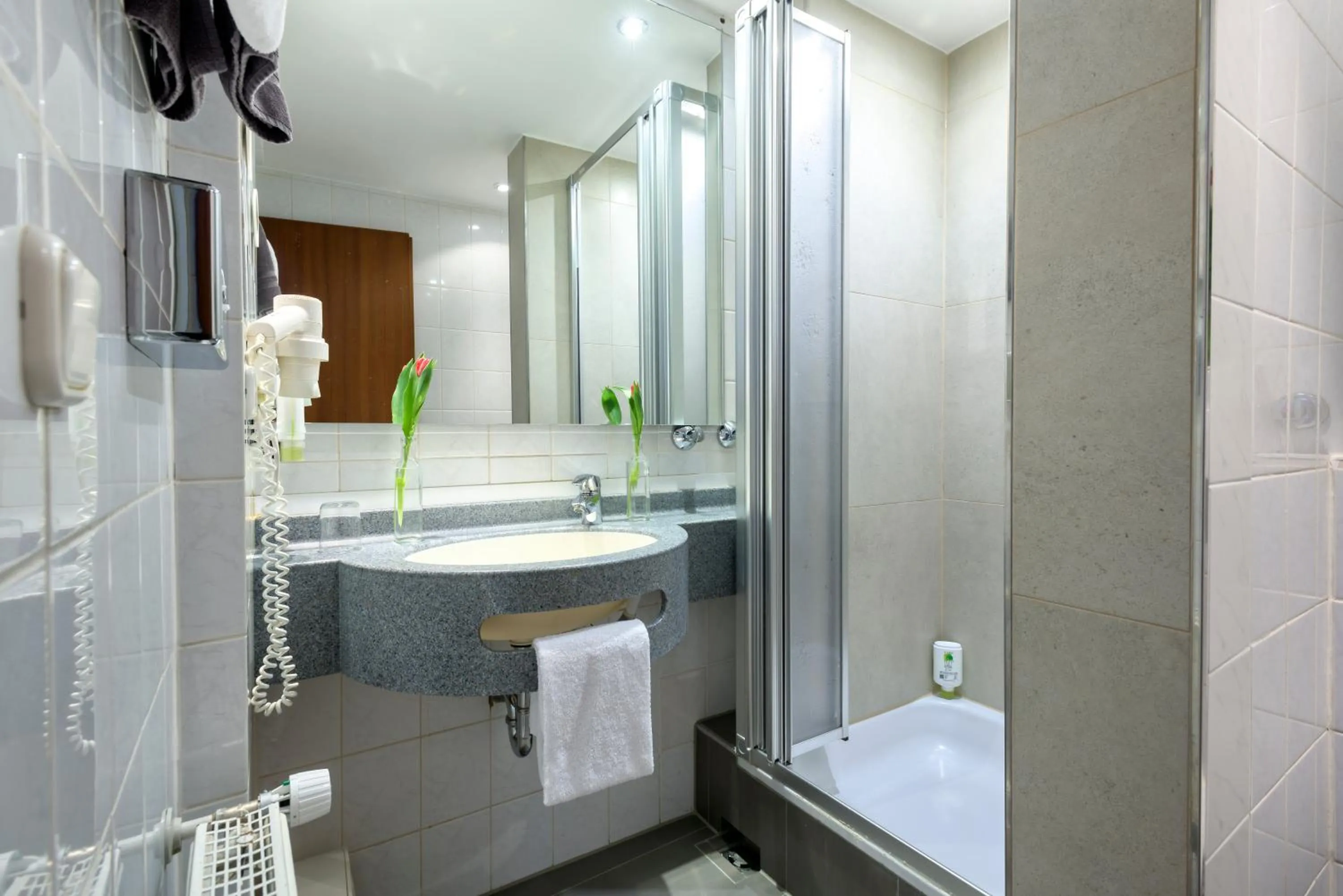 Shower in Hotel Heigl