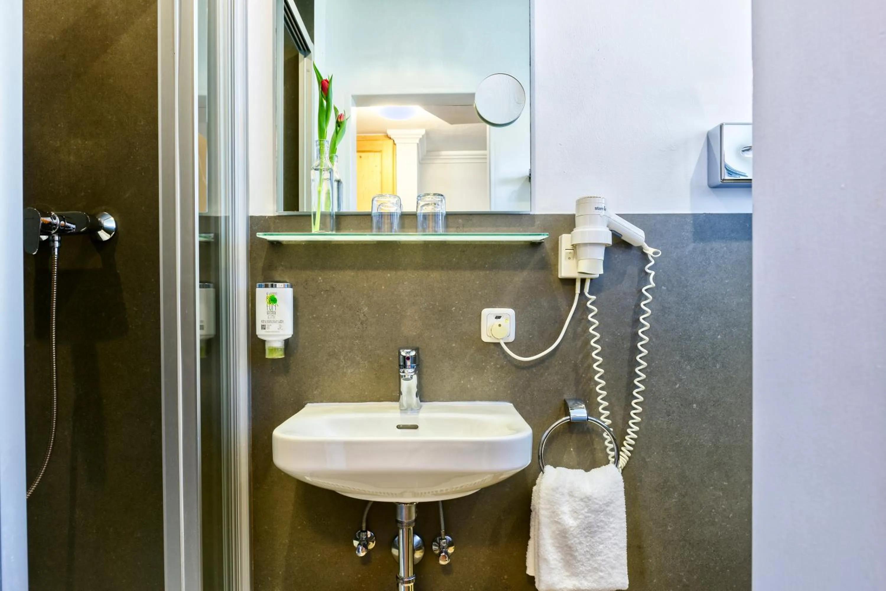 Shower in Hotel Heigl