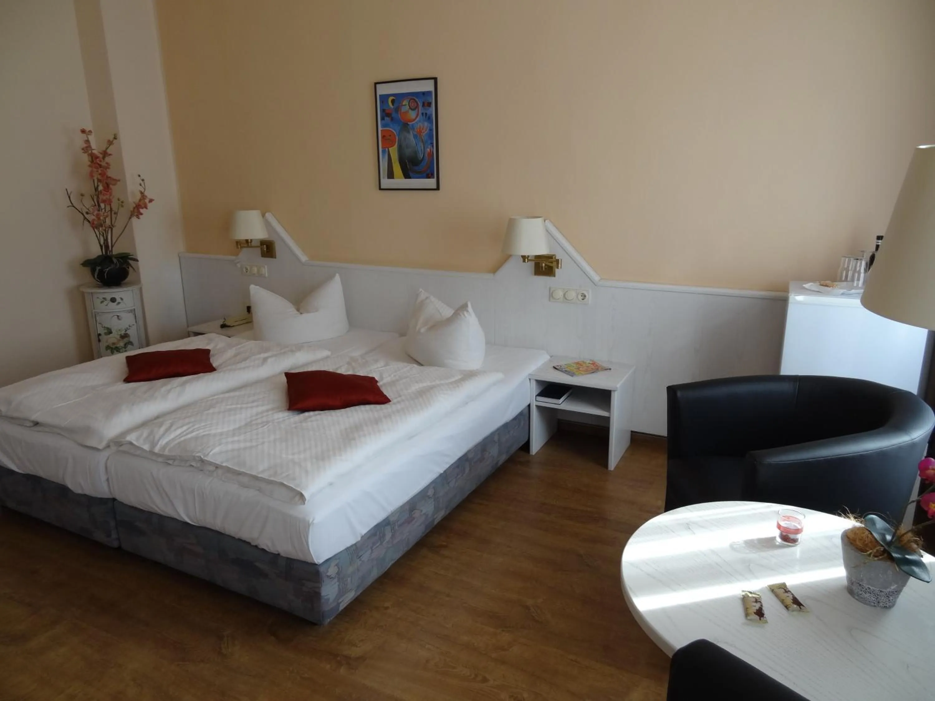 Bed in Hotel Elisenhof