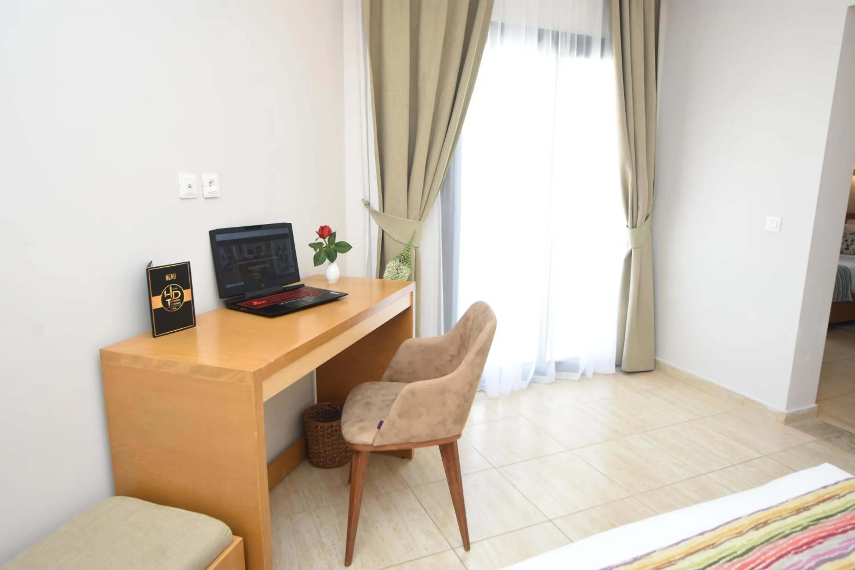 Seating area in Downtown Tunis Hotel