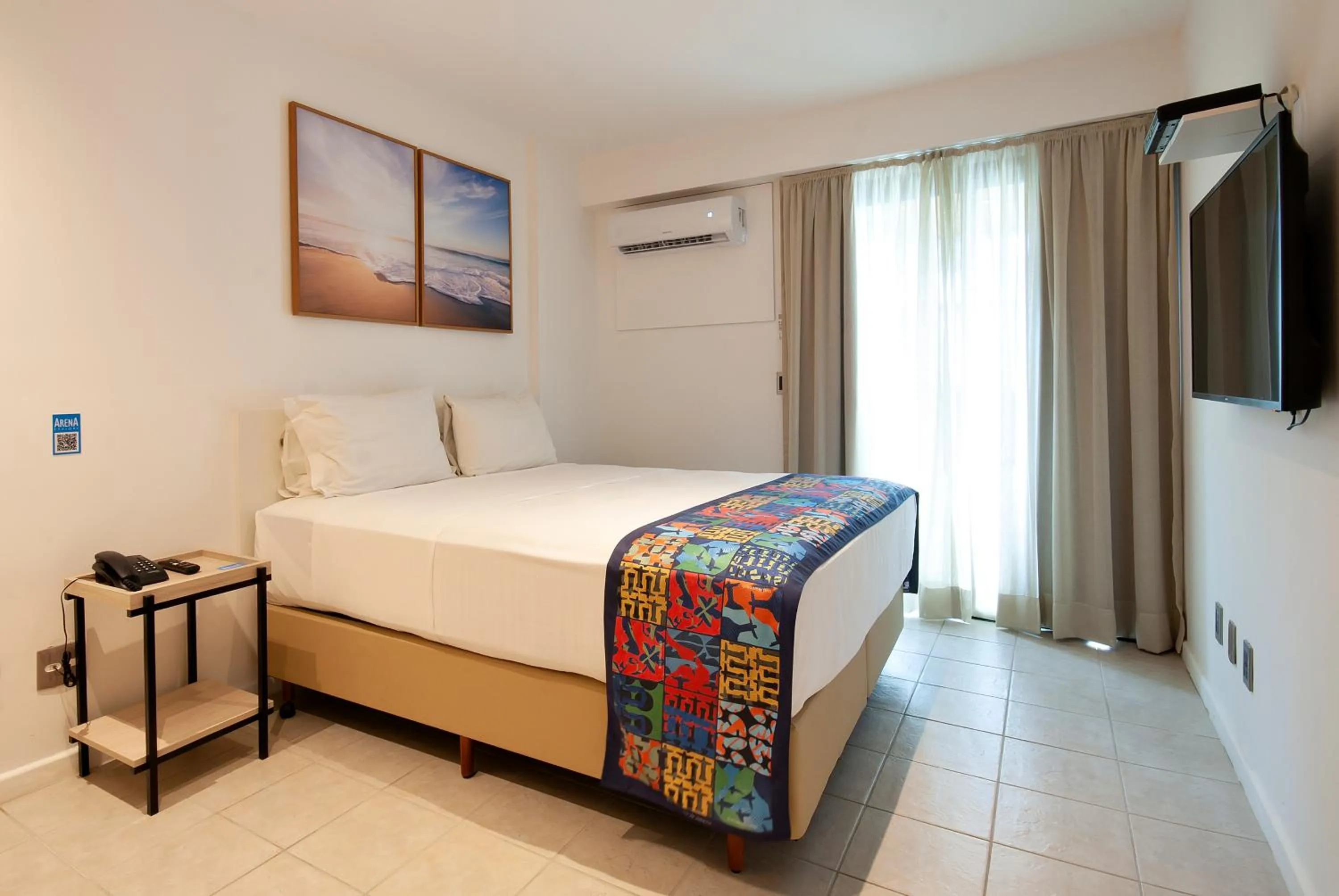 Bedroom, Bed in Anna Suites Ipanema by Arena Hotéis