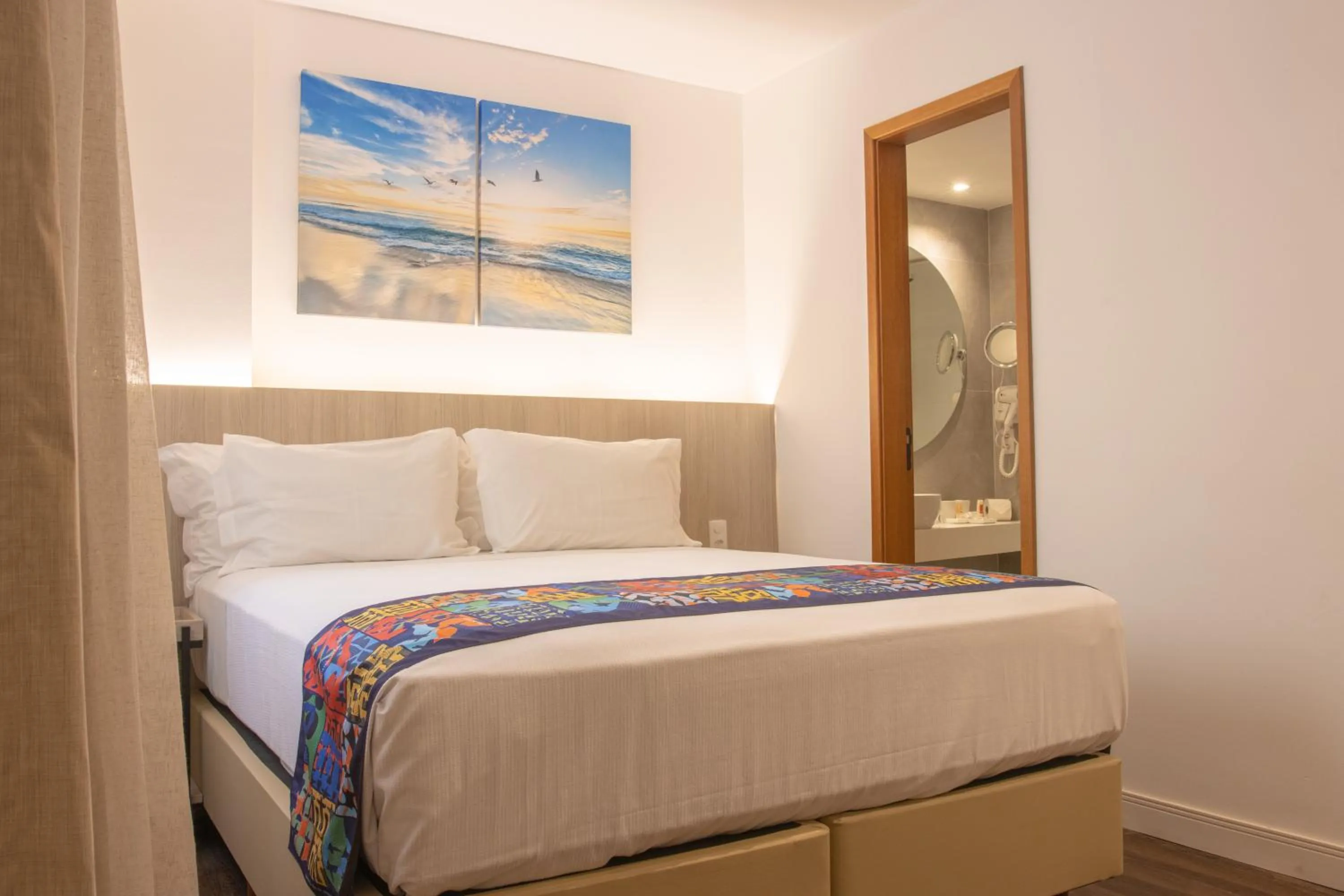 Bed in Anna Suites Ipanema by Arena Hotéis