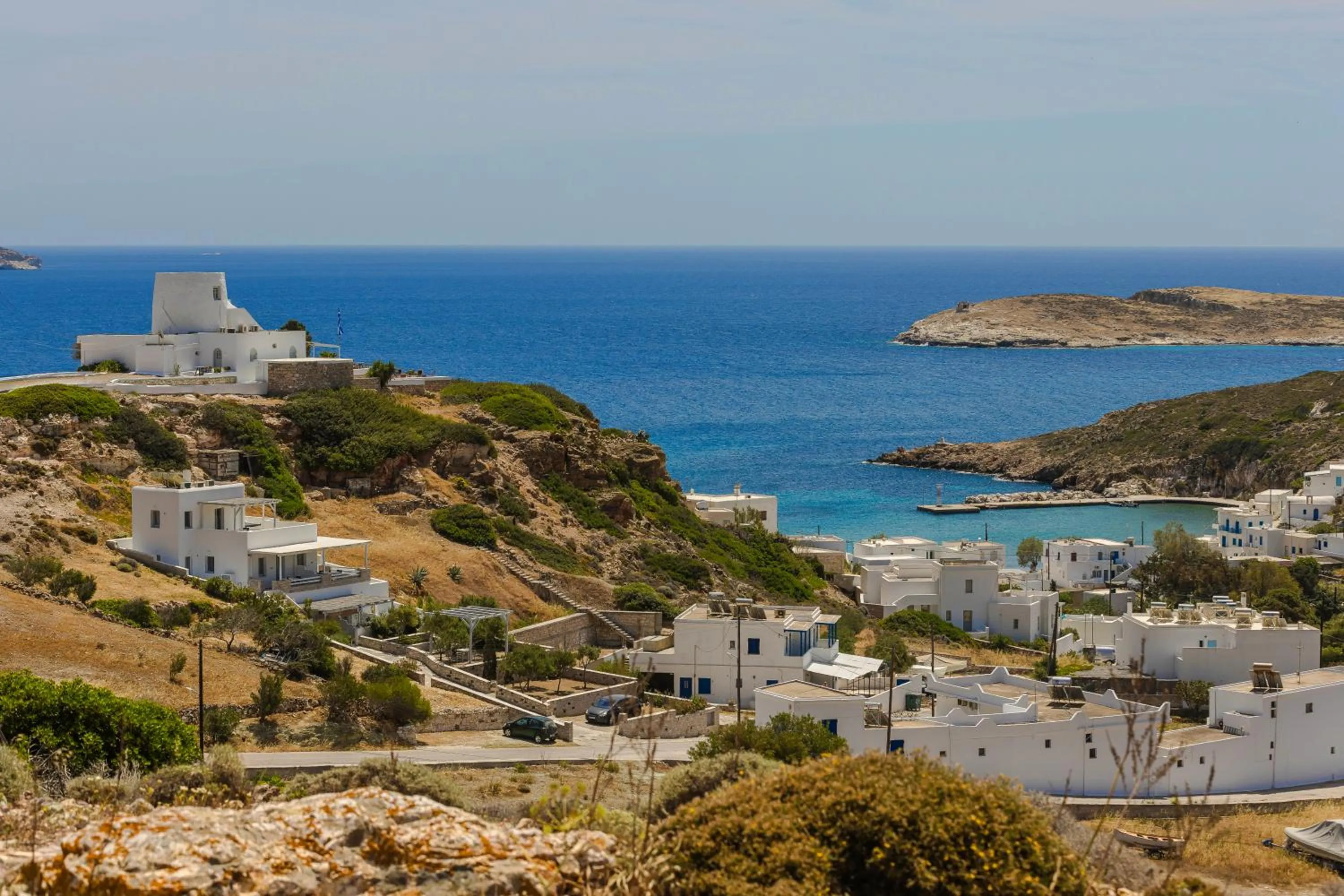 Bird's eye view in The Windmill Kimolos