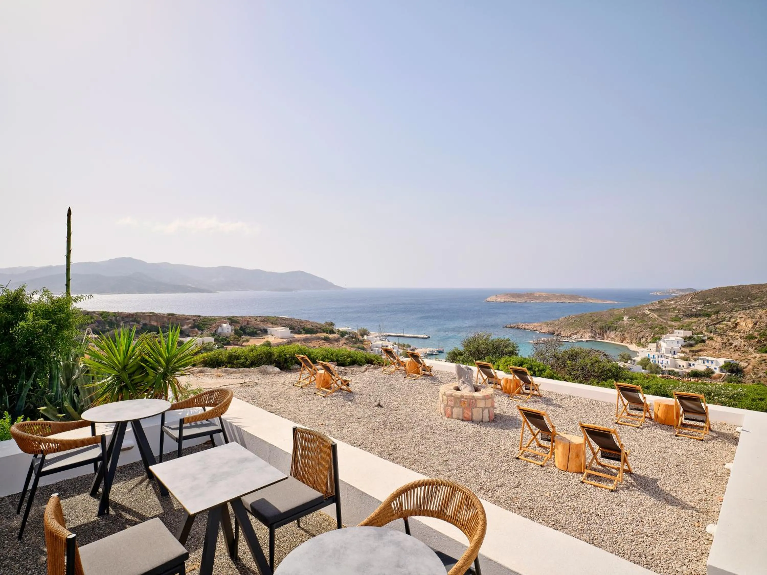 Seating area in The Windmill Kimolos