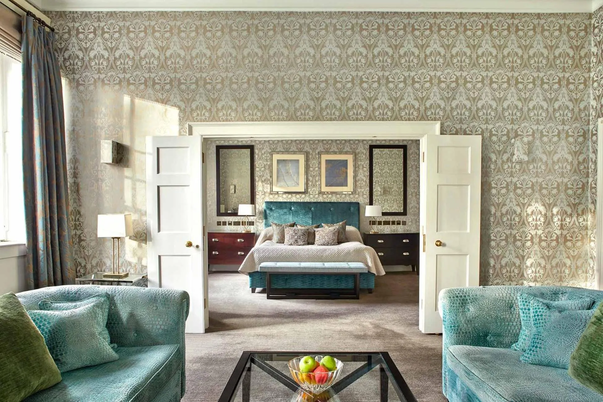 Living room, Bed in Home House - Private Member's Club