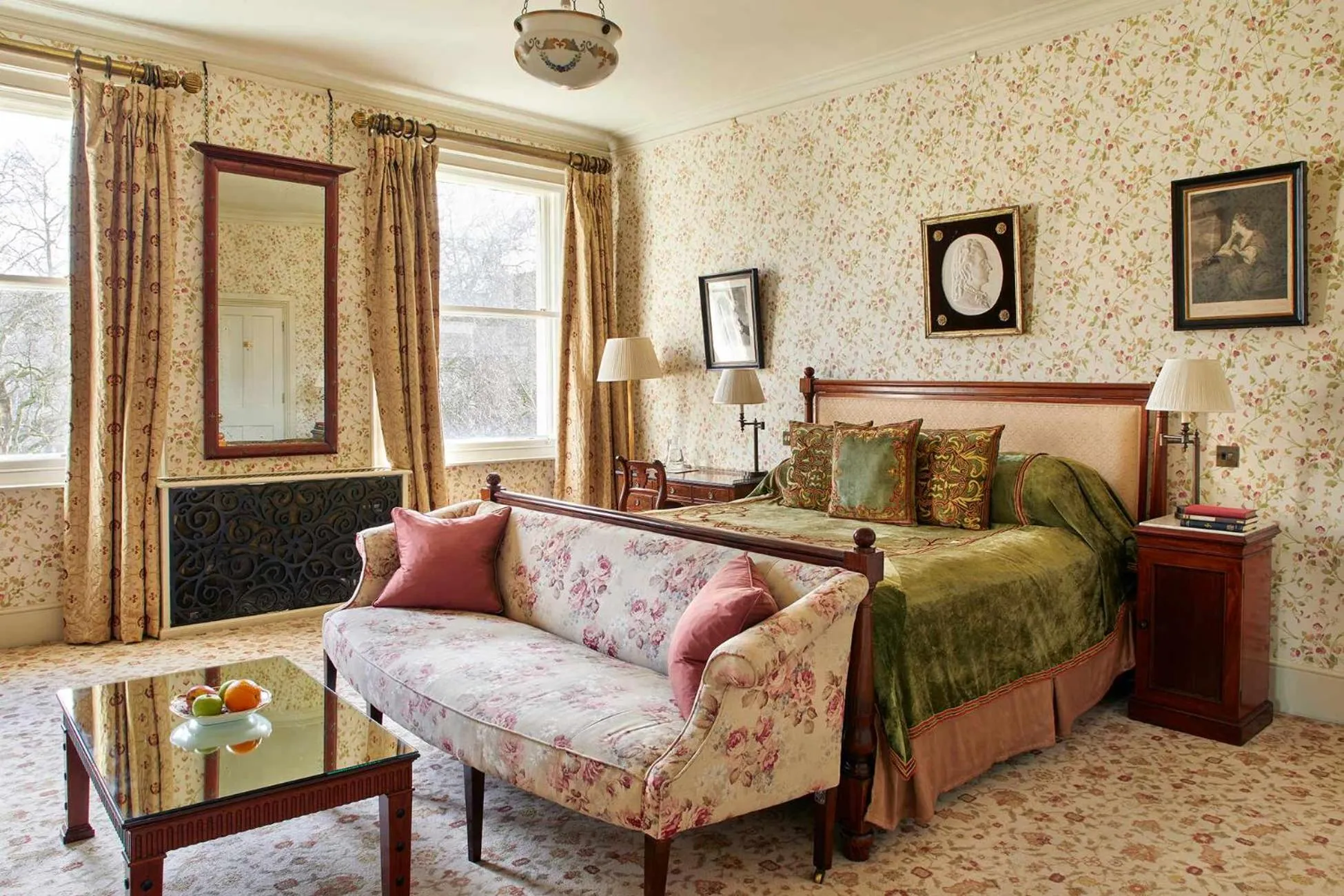 Seating area, Bed in Home House - Private Member's Club